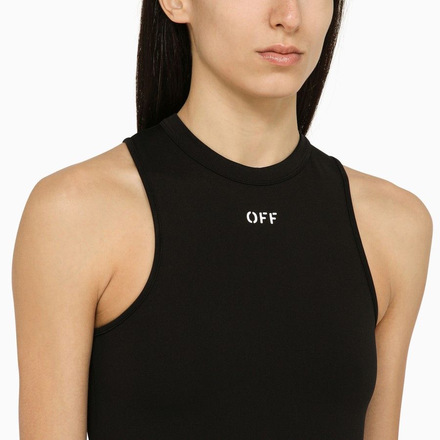 Off-White o1d2blof0924 Mini Dress With Logo in Black Size S / US 4 / IT 40 - 3 Thumbnail