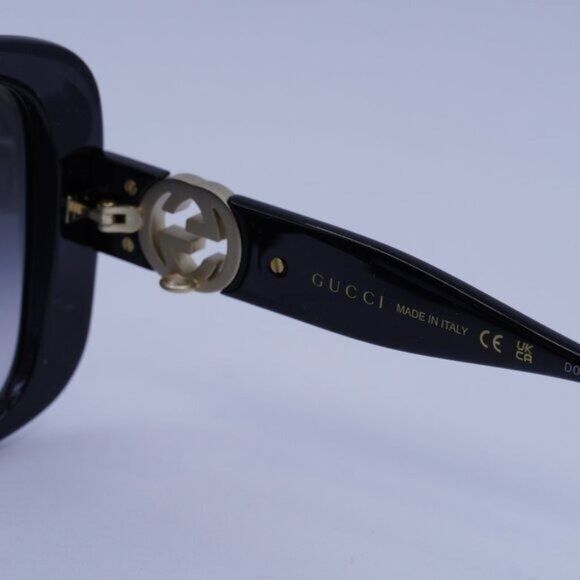 Gucci Gucci GG1029SA 001 Sunglasses Black Square Frame, Grey Size ONE SIZE - 9 Thumbnail