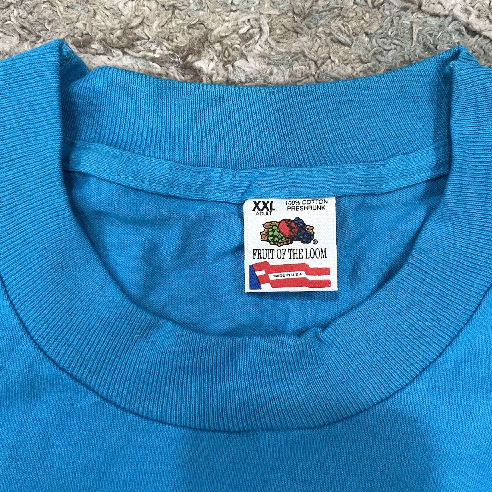 Vintage VINTAGE CLEARWATER FESTIVAL T-Shirt XXL BLUE 90’s Concert Jersey Short Sleeve Crew Neck 80s 90s Men Generic Size US XXL / EU 58 / 5 - 2 Thumbnail