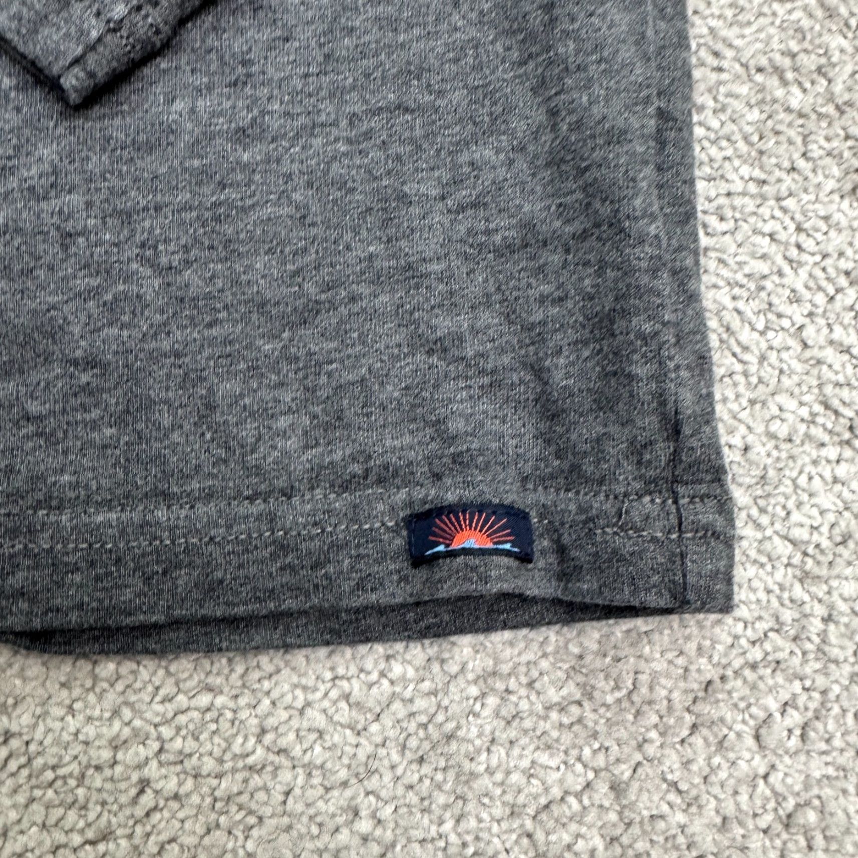 Faherty Faherty Sweatshirt Main Mens Medium Gray Cotton Modal 1/4 Zip Pullover Mock Neck Long Sleeve All Seasons Breathable Stretch Casual Winter Spring Fall Size US M / EU 48-50 / 2 - 6 Thumbnail