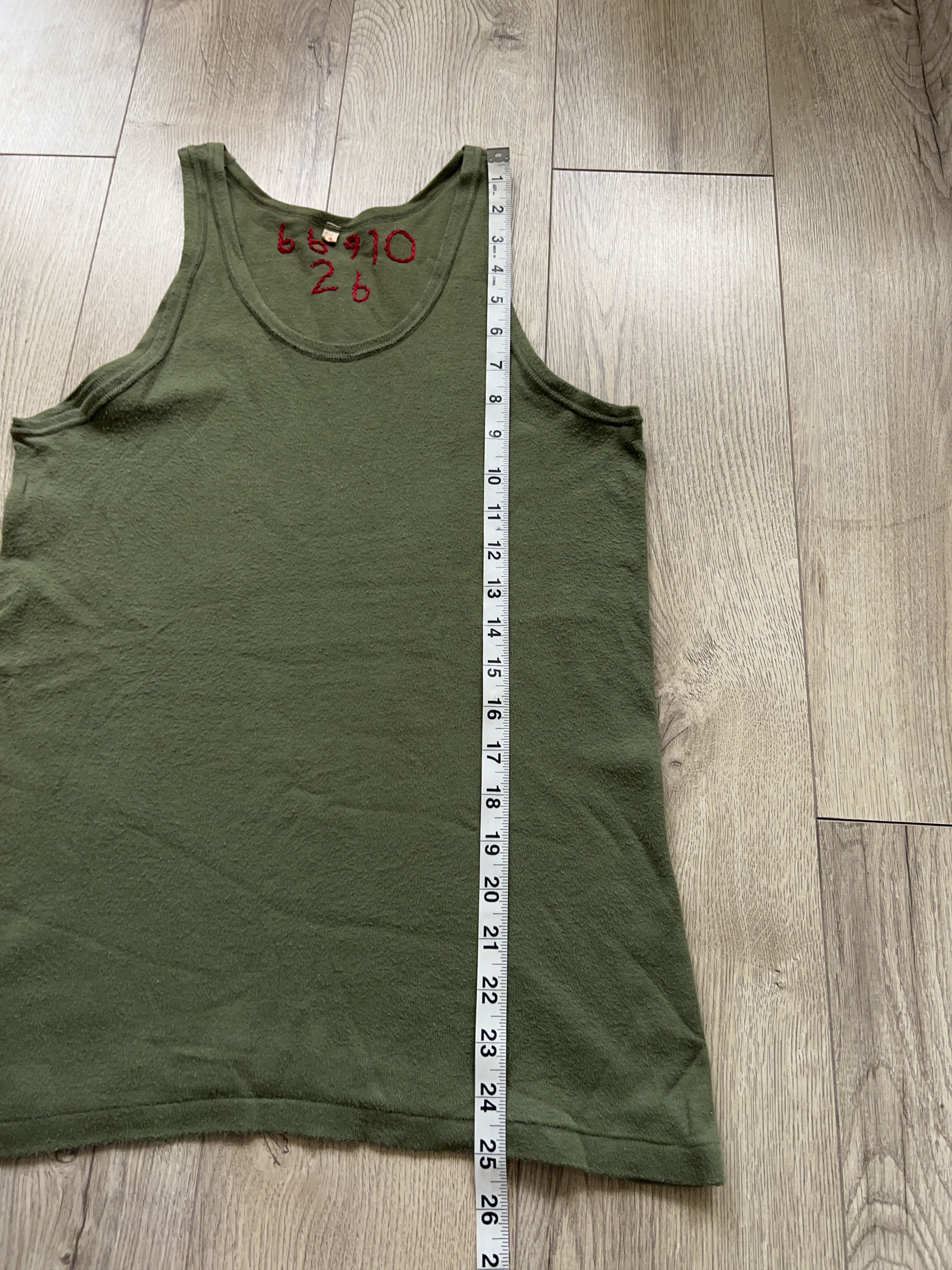 Vintage WW2 1960s Korps Mariniers Army Dutch Uniform Tank Top Shirt Size US S / EU 44-46 / 1 - 5 Thumbnail