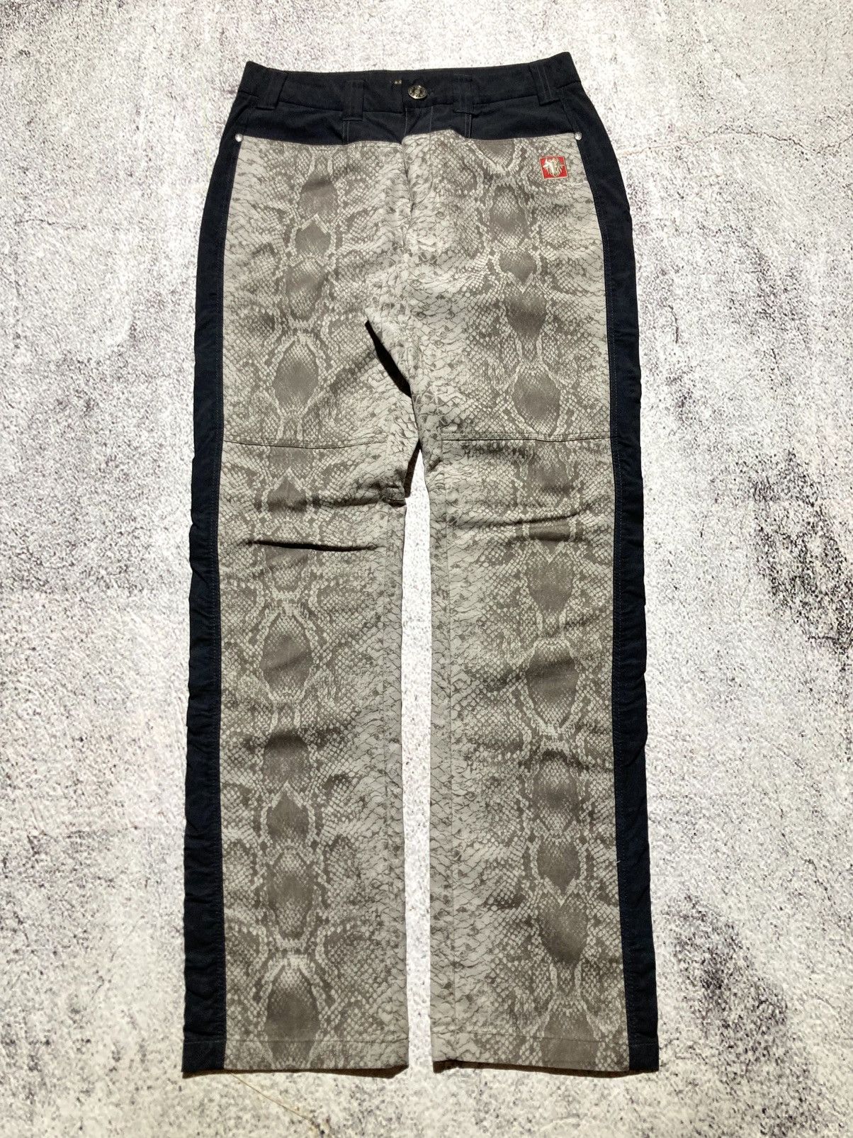 Japanese Brand 2000s BlackYak Snake Skin Pattern Nylon Outdoor Pants Size US 27 - 1 Thumbnail