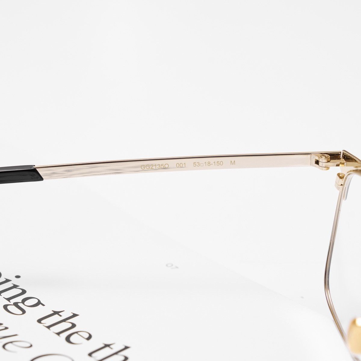 Gucci GUCCI GG2135O 001 GLASSES Size ONE SIZE - 5 Thumbnail