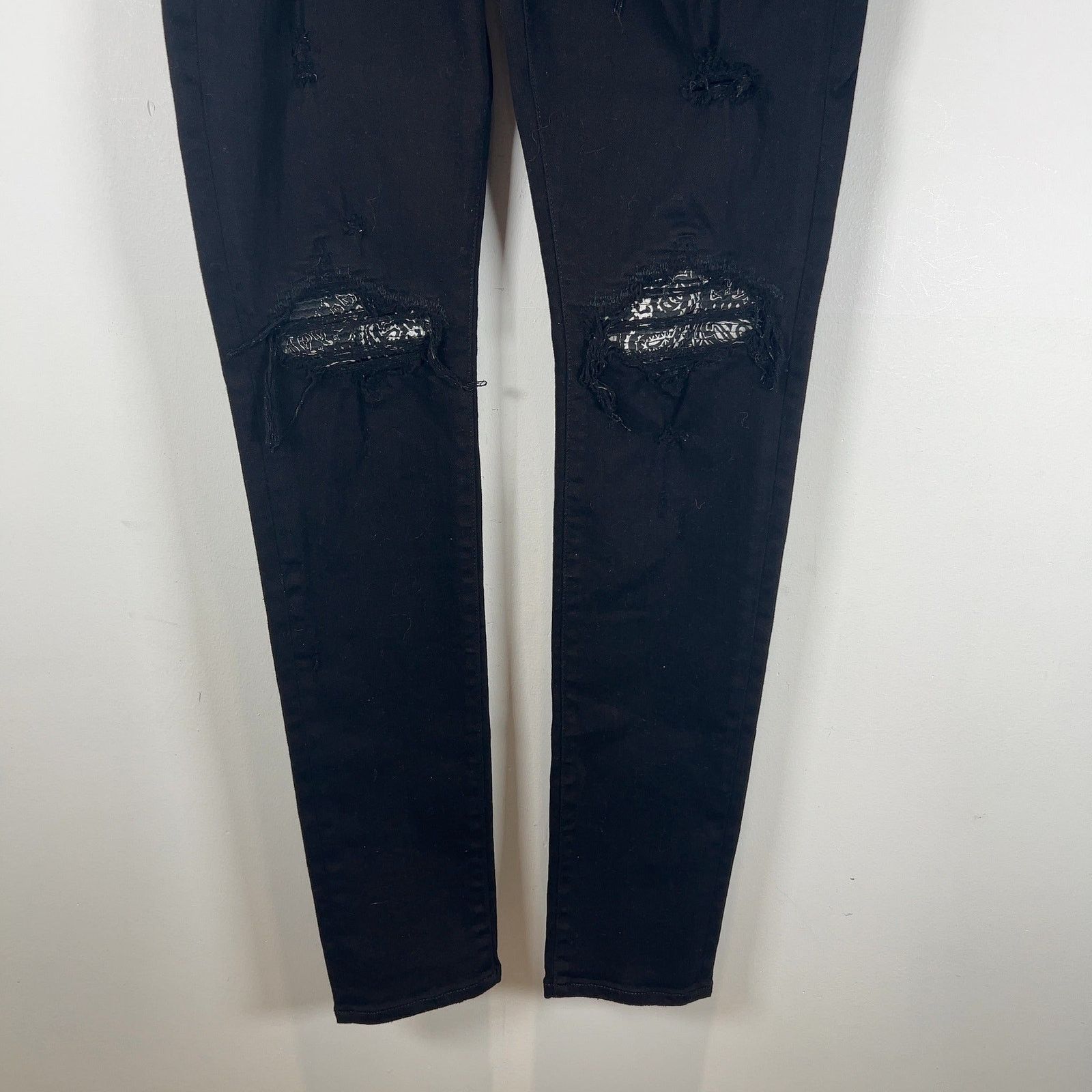 Amiri Amiri MX1 White/Black Bandana Jeans Size US 34 / EU 50 - 3 Thumbnail
