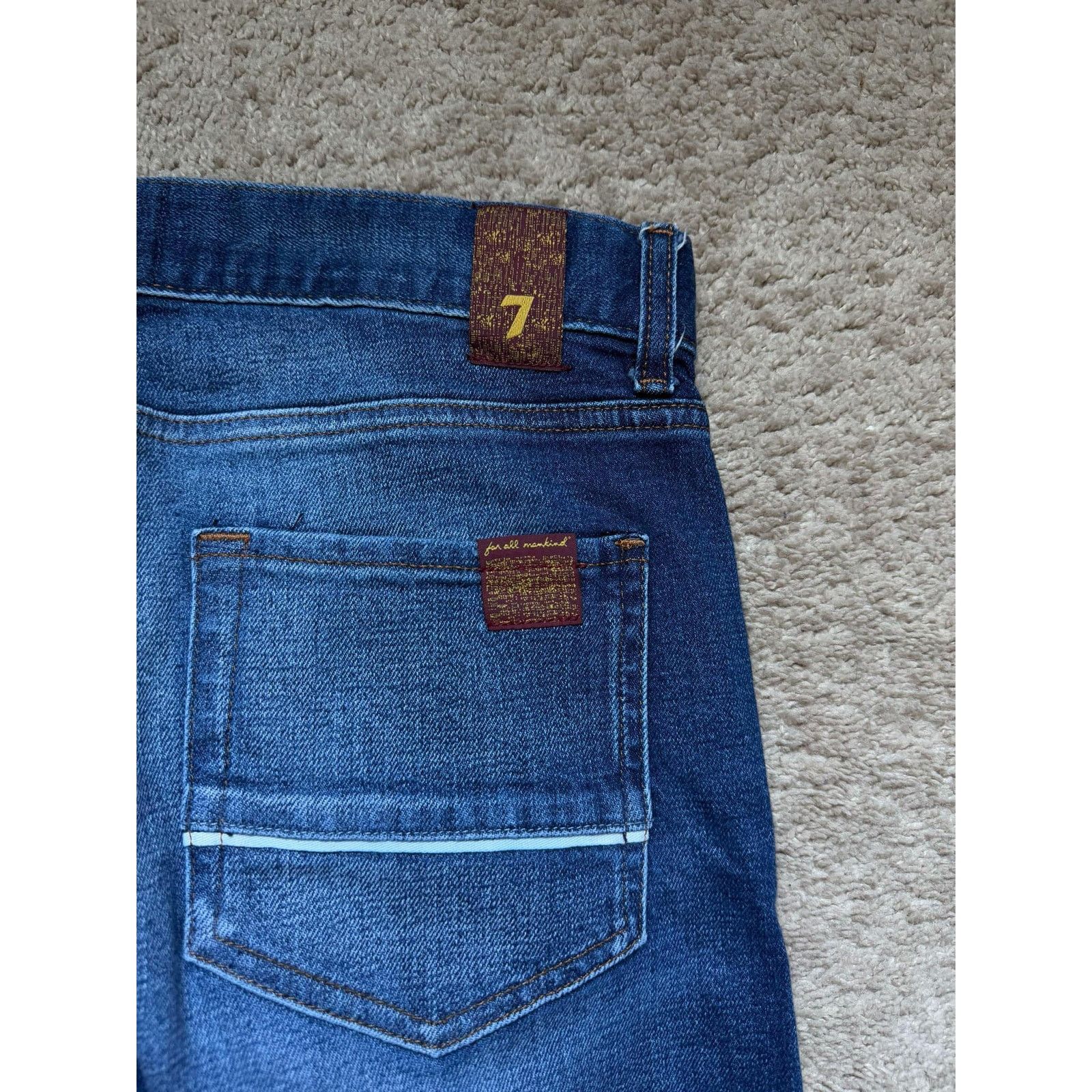 7 For All Mankind 7 For All Mankind Slimmy Denim Tapered Jeans Blue Men's 32 Size US 32 / EU 48 - 6 Thumbnail