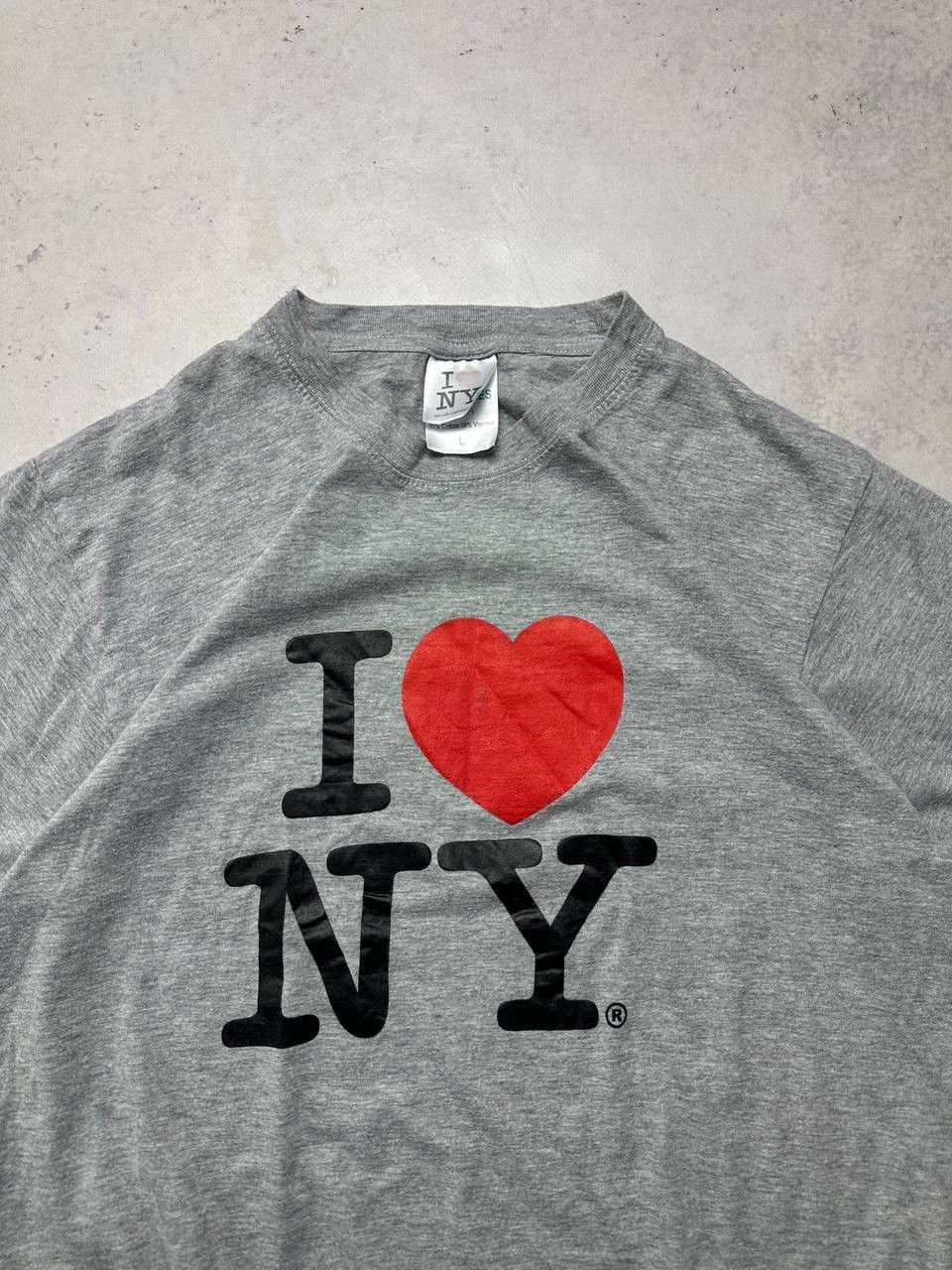 Vintage Vintage I ❤️ New York Raf Boxy T-shirt Y2K L Size US L / EU 52-54 / 3 - 3 Thumbnail