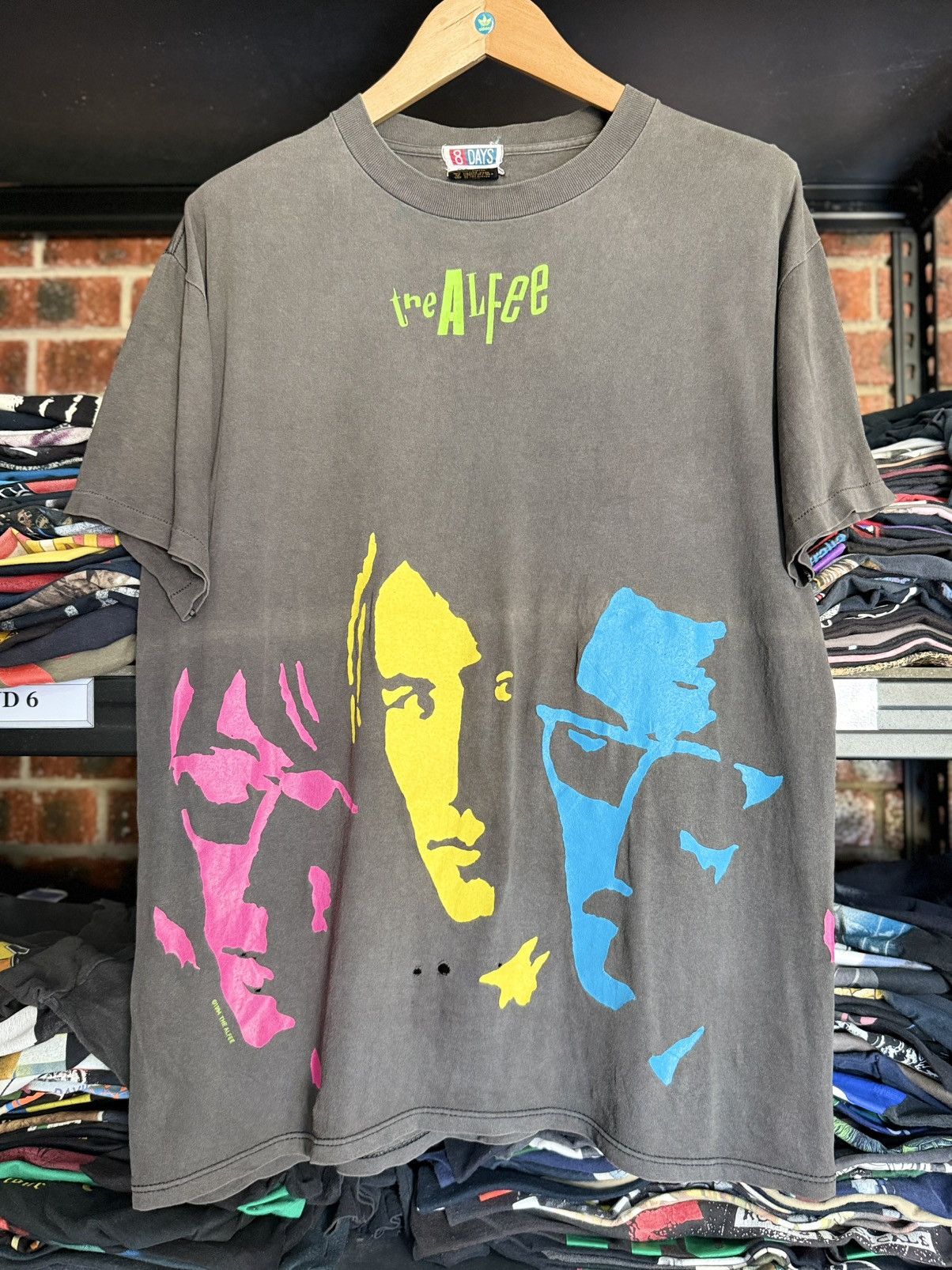 Band Tees Thrashed Vintage 90s The Alfee Japanese Rock Band Brockum T Size US L / EU 52-54 / 3 - 1 Thumbnail