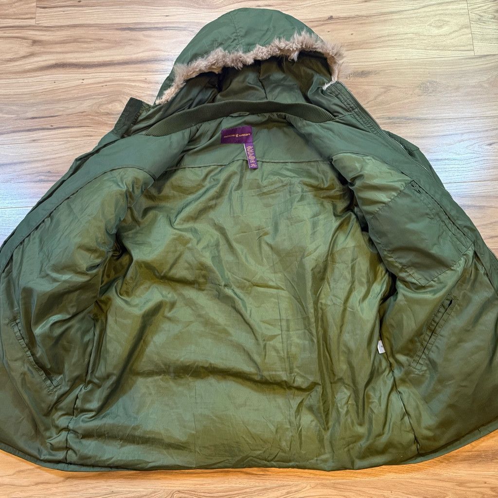 Rocawear Rocawear 2XL Down Parka Jacket Real Fur Hood Green Size US XXL / EU 58 / 5 - 7 Thumbnail