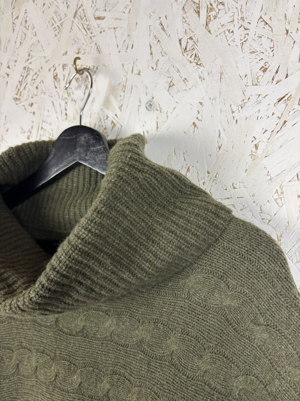 Polo Ralph Lauren Polo Ralph Lauren Cable Knit Cashmere Wool Turtleneck Vest Size S / US 4 / IT 40 - 3 Thumbnail