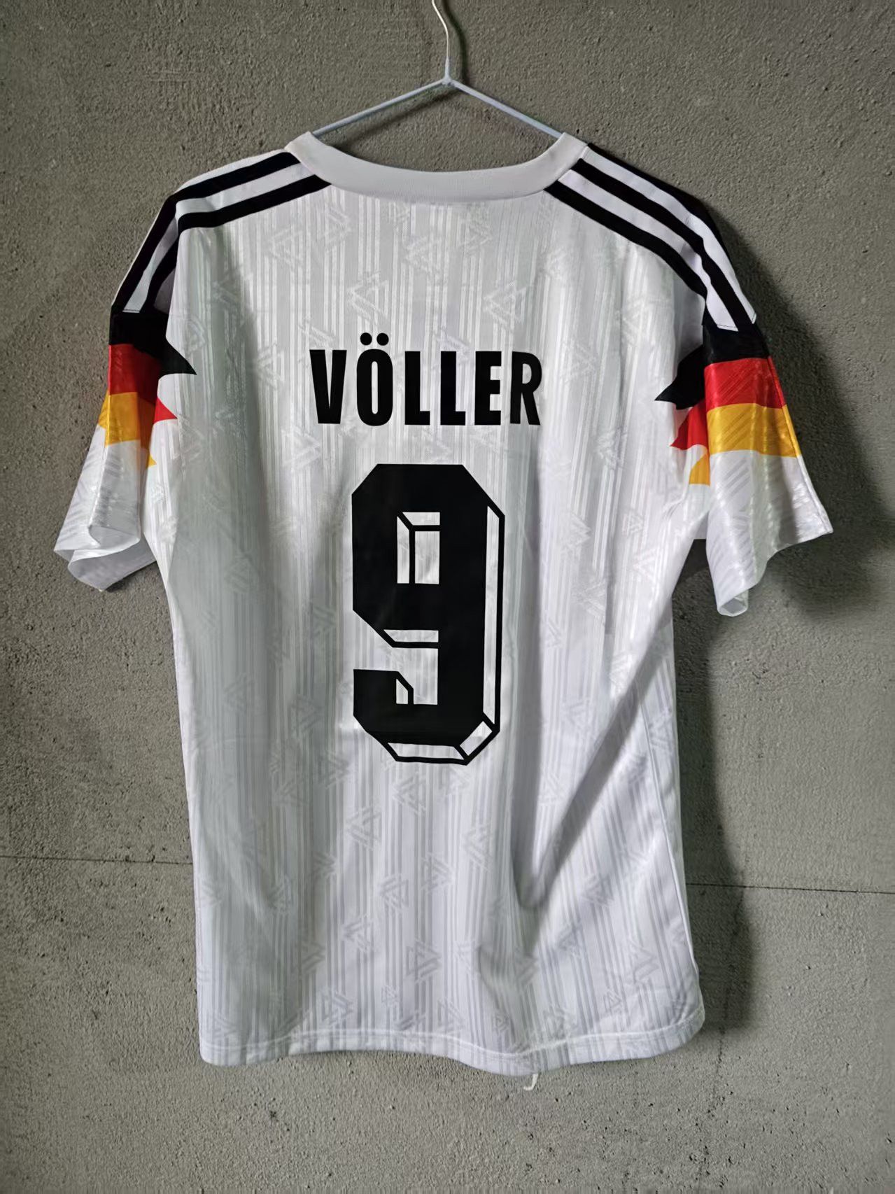 Other 1990 Germany #9 Rudi Völler Jersey Home Size US XL / EU 56 / 4 - 1 Thumbnail