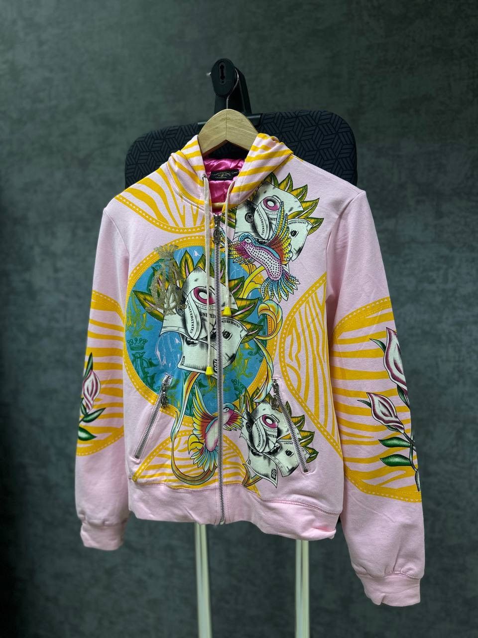 Christian Audigier × Ed Hardy × Vintage Vintage Ed Hardy Christian Audigier Hoodie Size M / US 6-8 / IT 42-44 - 5 Thumbnail