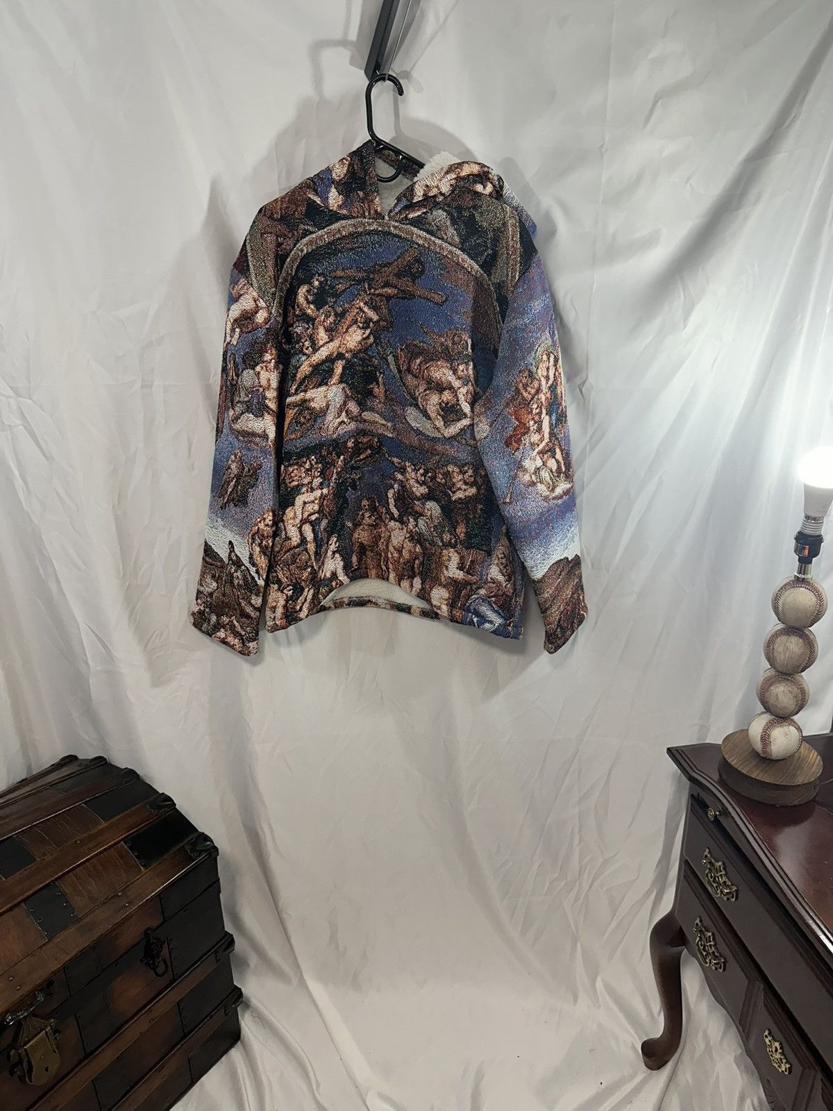 Vintage Vintage Sherpa Hoodie Size US L / EU 52-54 / 3 - 1 Thumbnail