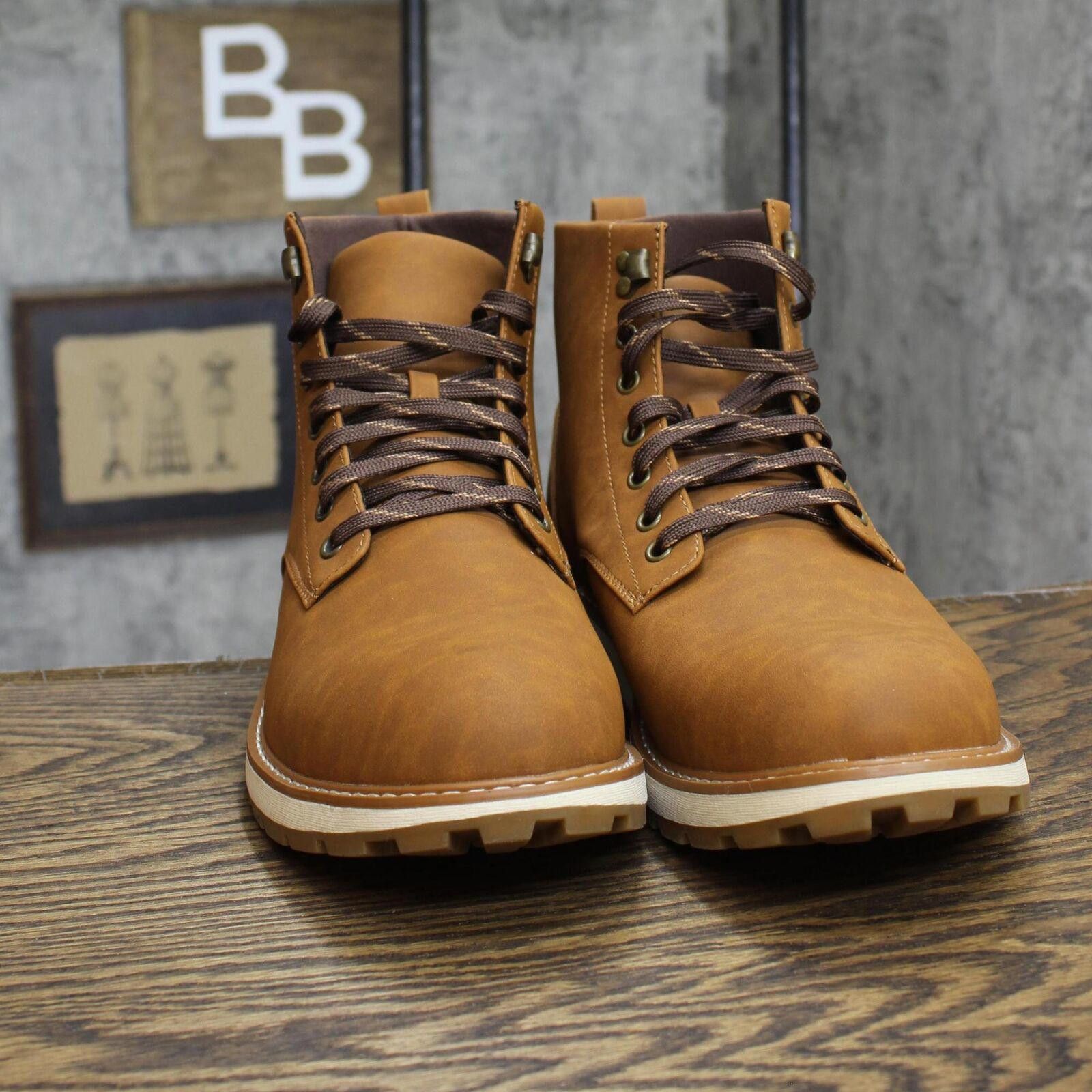 Designer Goodfellow & Co Forrest Work Boots 88097799 Cognac Brown 13 Size US 13 / EU 46 - 3 Thumbnail