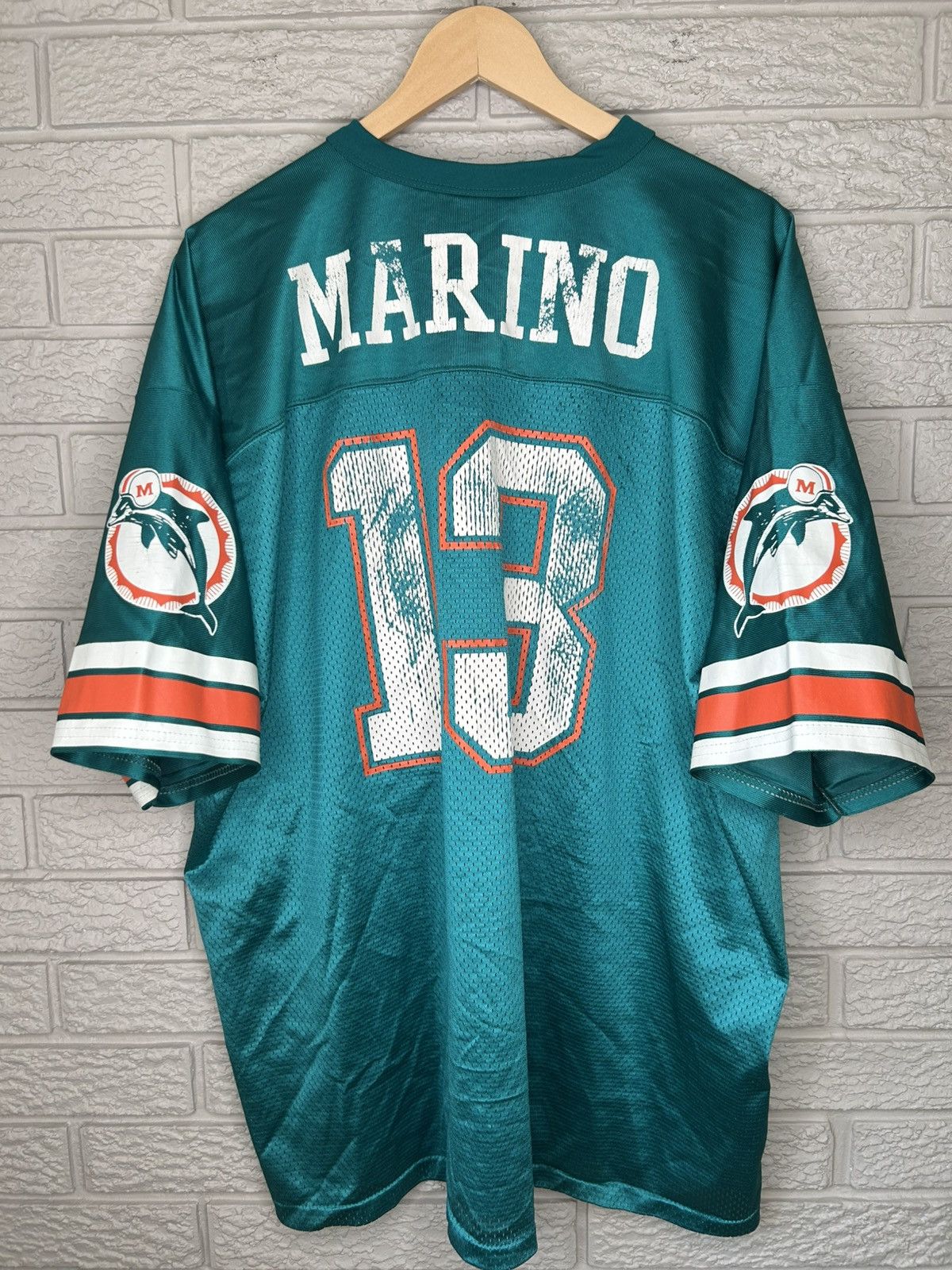 Logo Athletic × NFL × Vintage Vintage Logo Athletic Miami Dolphins Dan Marino Jersey Size US XXL / EU 58 / 5 - 5 Thumbnail