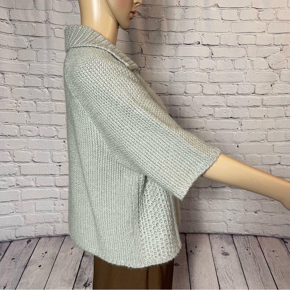 Chicos New Chico's Textured Jalena Wool Blend Grey Cardigan Size 0 Size S / US 4 / IT 40 - 6 Thumbnail