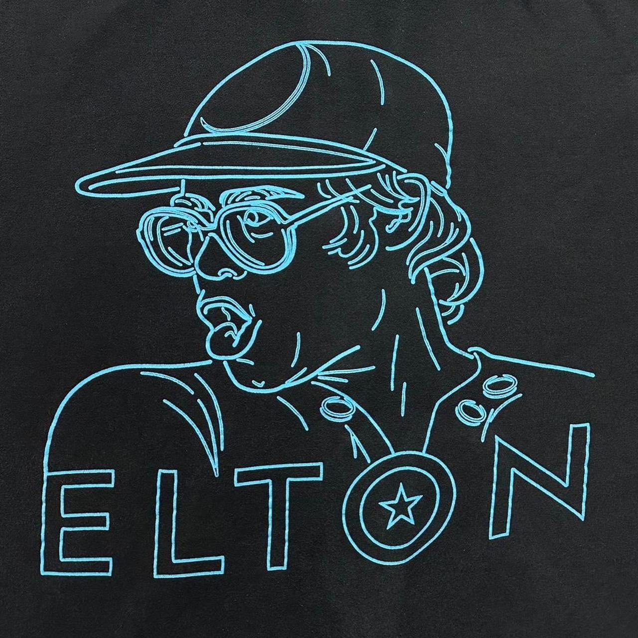 Band Tees × Hanes × Vintage Elton John Yellow Brick Road Farewell Tour Zip-Up Hoodie Size US L / EU 52-54 / 3 - 3 Thumbnail