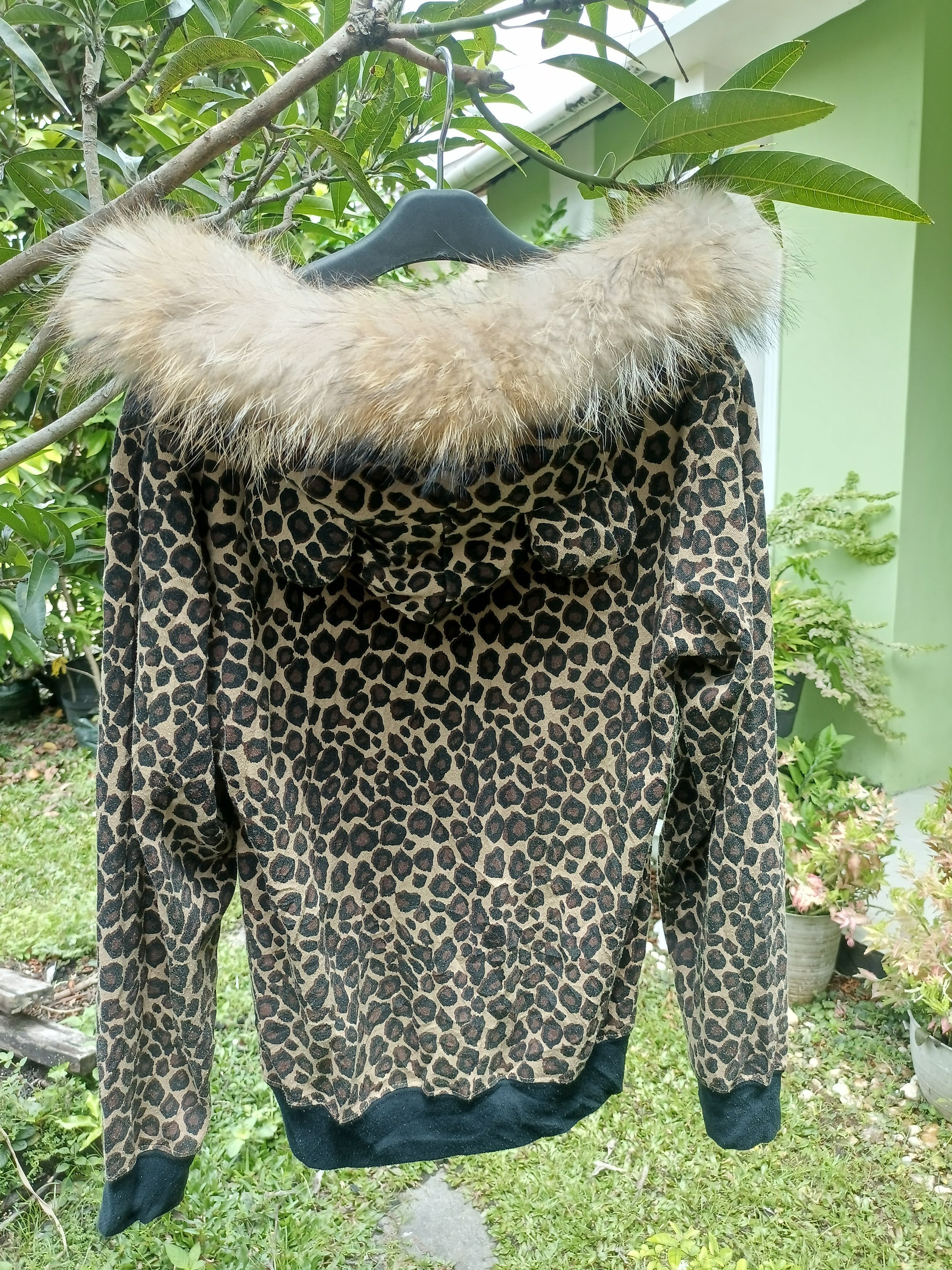 If Six Was Nine × Japanese Brand × Le Grande Bleu (L.G.B.) Y2K SHOCK NINE Leopard Ear Fur Zipper Hoodie Size US M / EU 48-50 / 2 - 19 Thumbnail