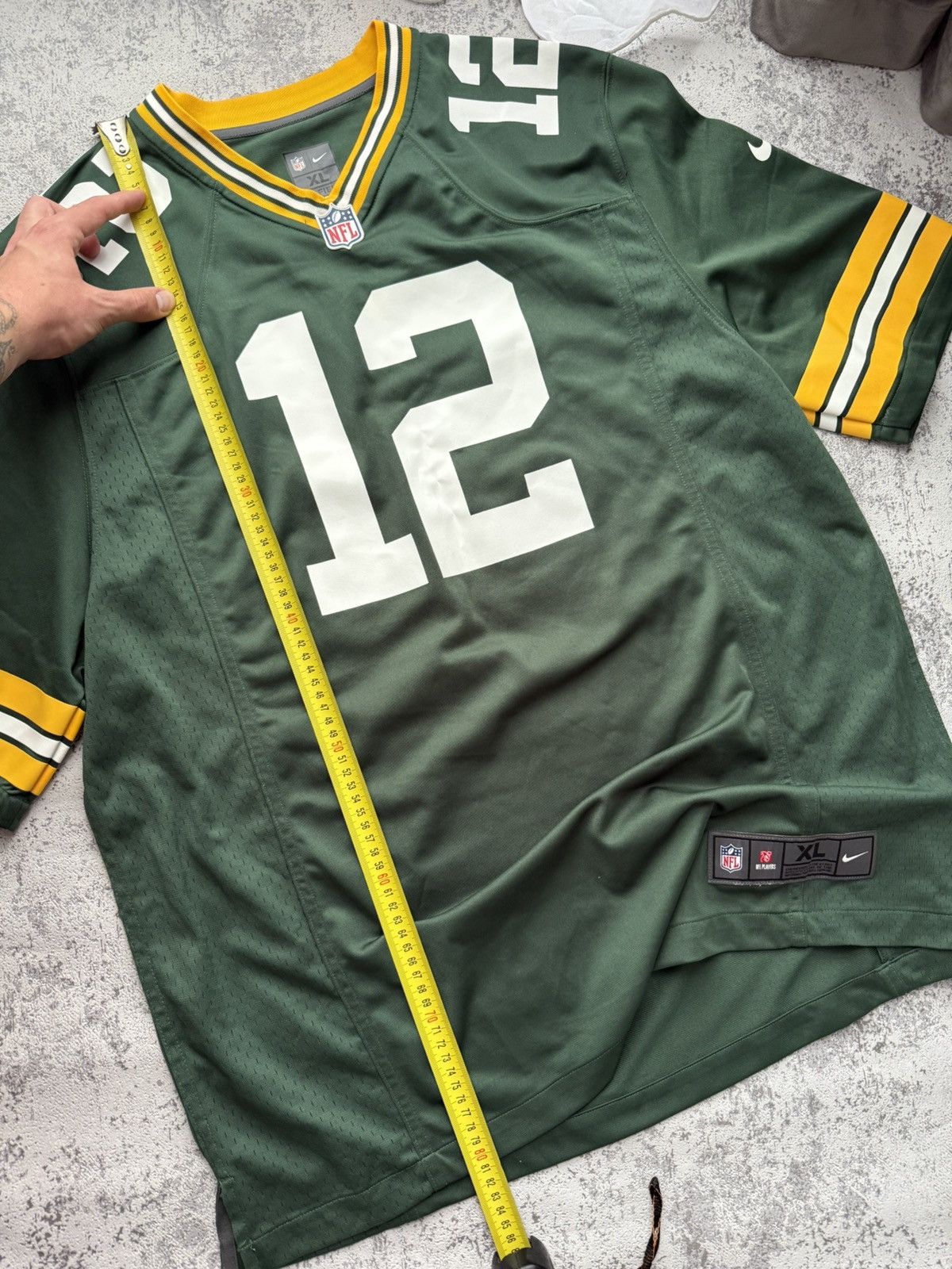 NFL Green Bay Packers 12 Aaron Rodgers Nike NFL Jersey Size US XL / EU 56 / 4 - 7 Thumbnail