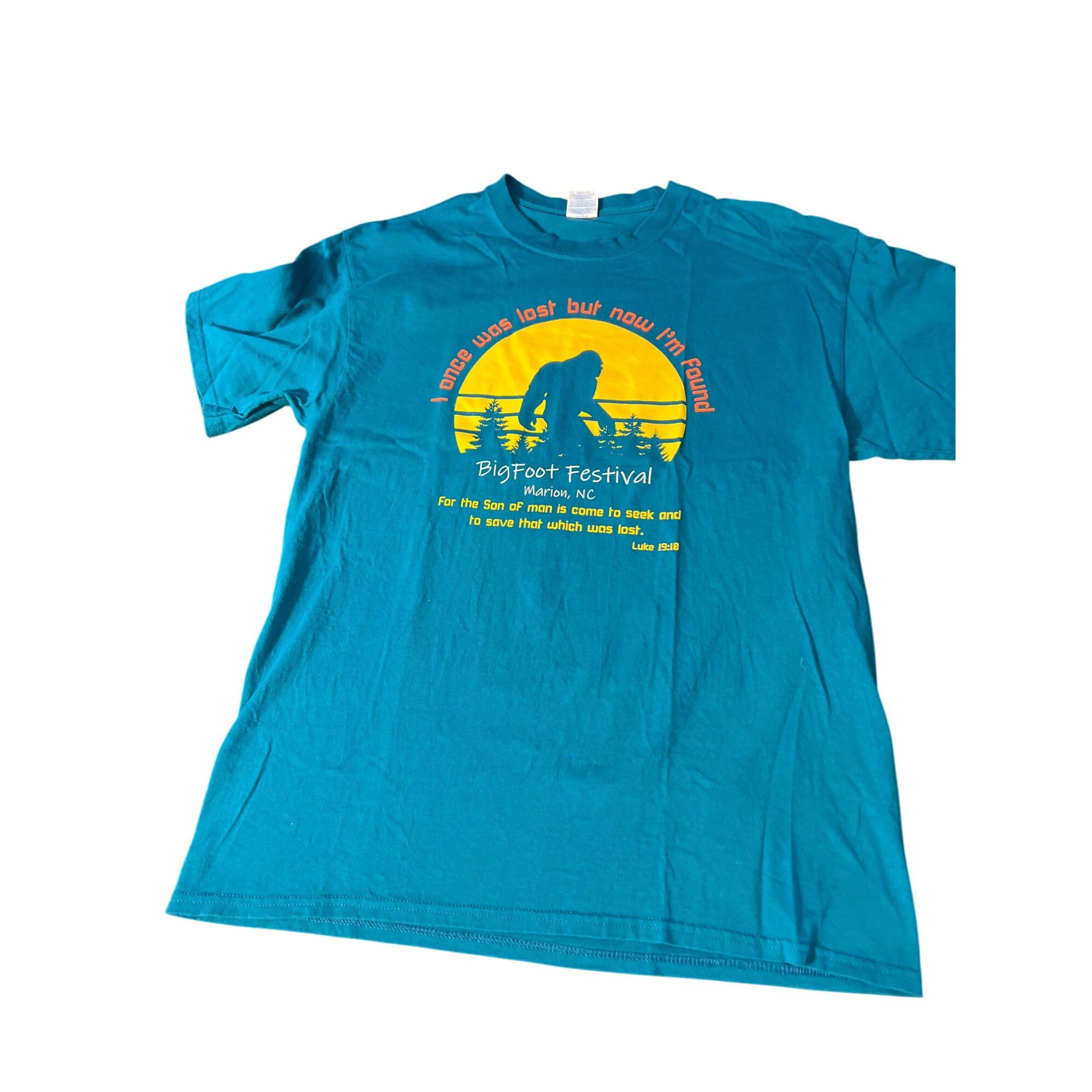 Port & Company BigFoot Festival Marion NC Graphic Tee Shirt Port Company Co Size US L / EU 52-54 / 3 - 1 Thumbnail