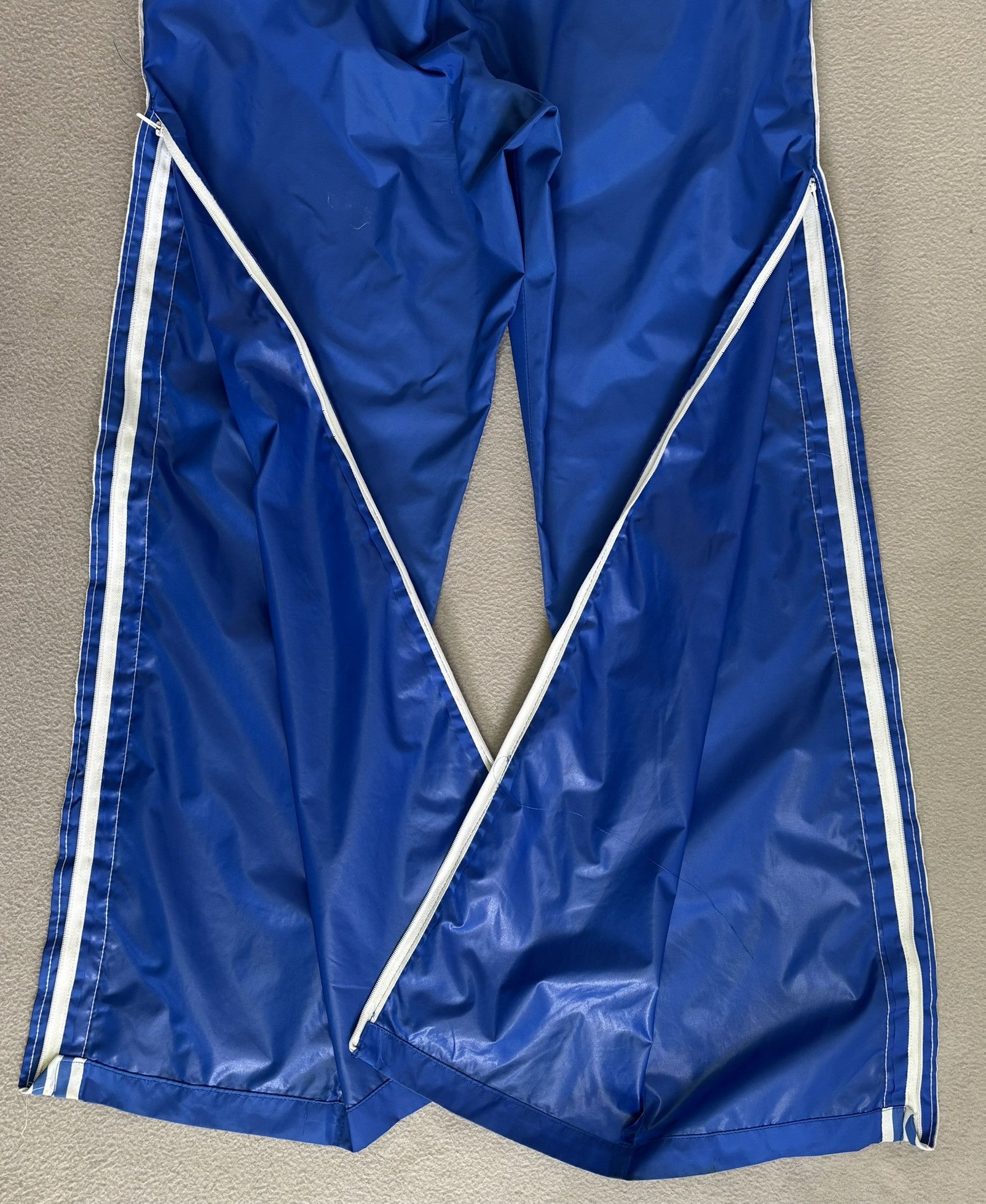 Adidas × Vintage Adidas Originals Zip Vintage 80s blue Pants Size XS Size US 29 - 14 Thumbnail
