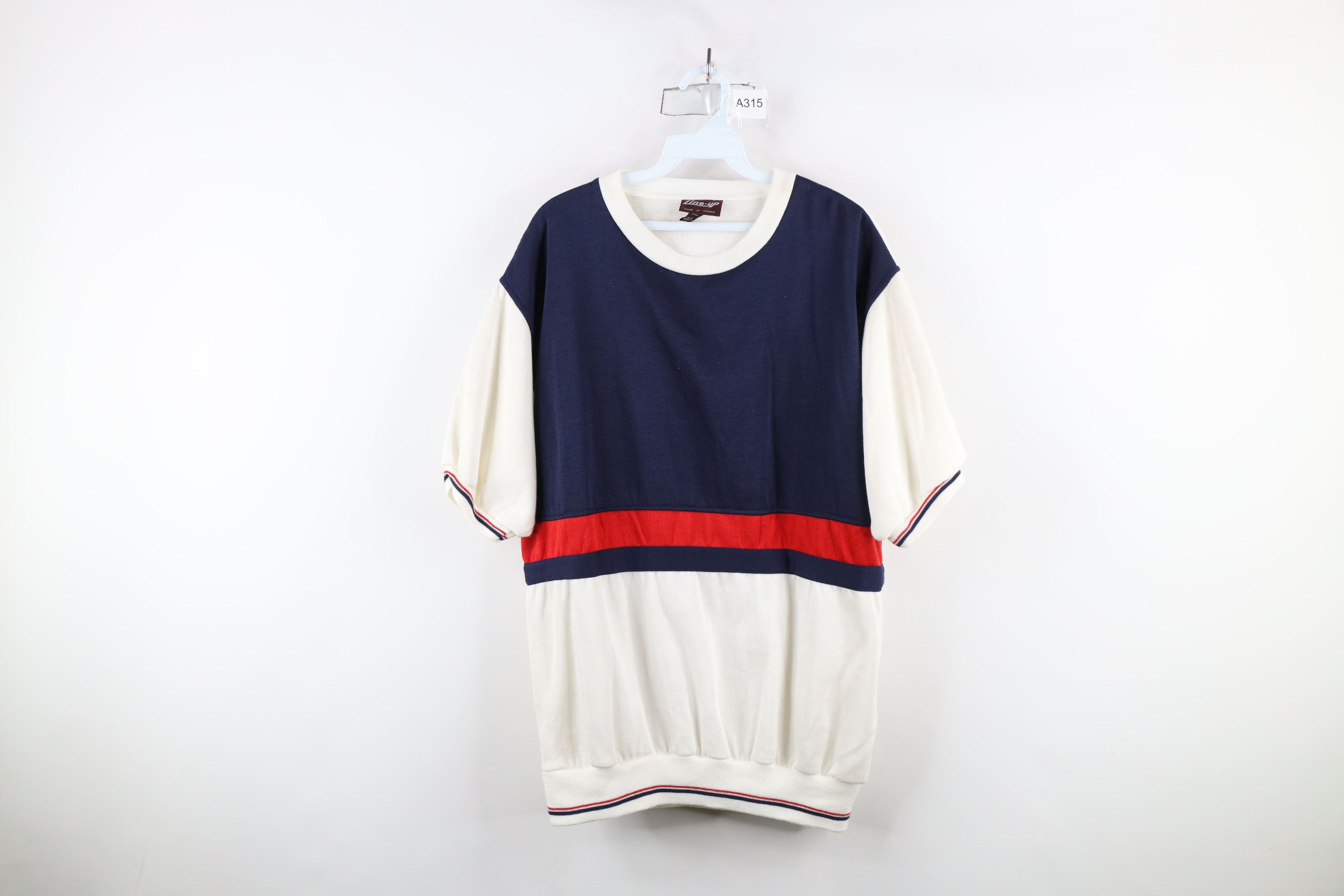 Vintage Vintage 70s Streetwear Short Sleeve Crewneck Sweatshirt Size US XL / EU 56 / 4 - 1 Thumbnail
