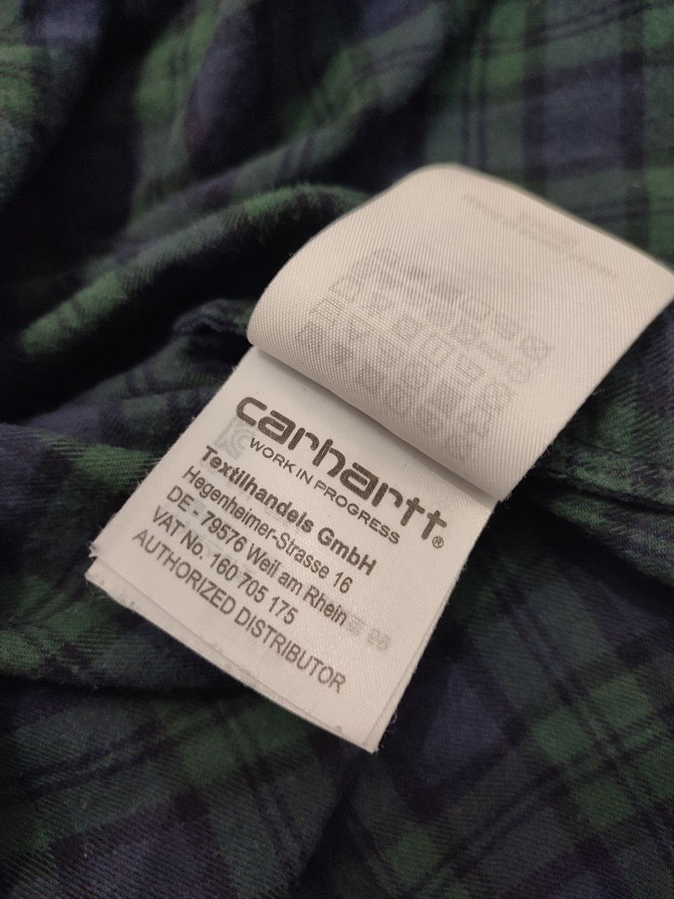 Carhartt Carhartt WIP regular shirt green navy cage print M size Size US M / EU 48-50 / 2 - 12 Thumbnail