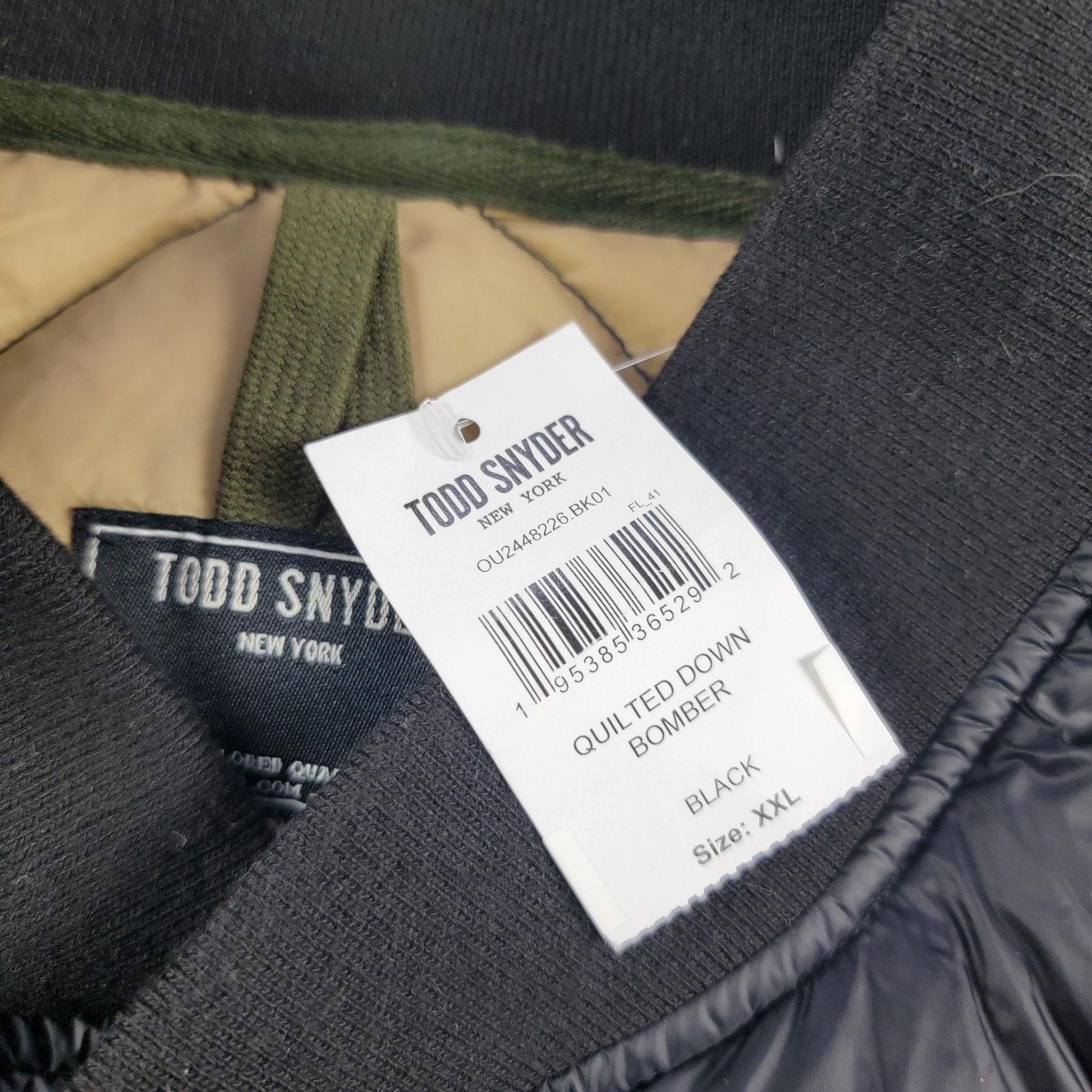 Todd Snyder Todd Snyder Quilted Down Bomber Jacket size XXL Black NWT Size US XXL / EU 58 / 5 - 10 Thumbnail