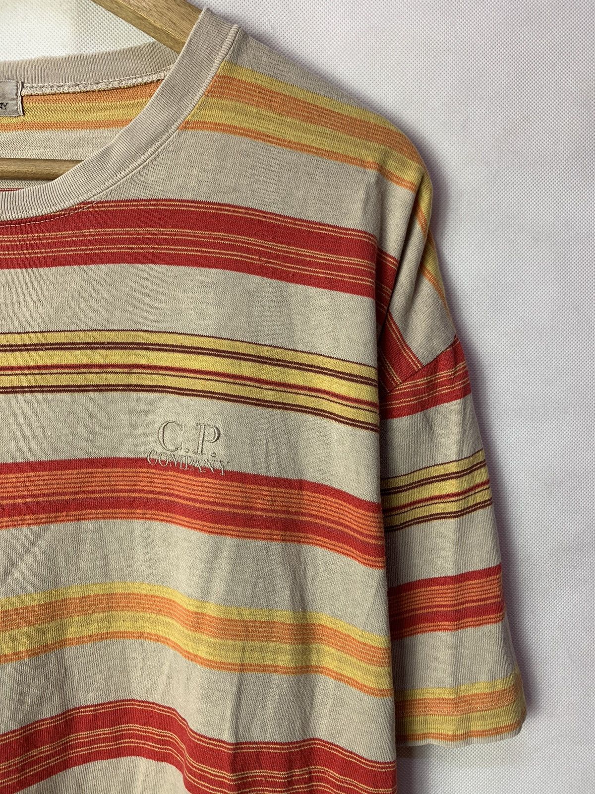 C.P. Company ‼️ Vintage 90s CP Company Stripes Tee Size US L / EU 52-54 / 3 - 3 Thumbnail