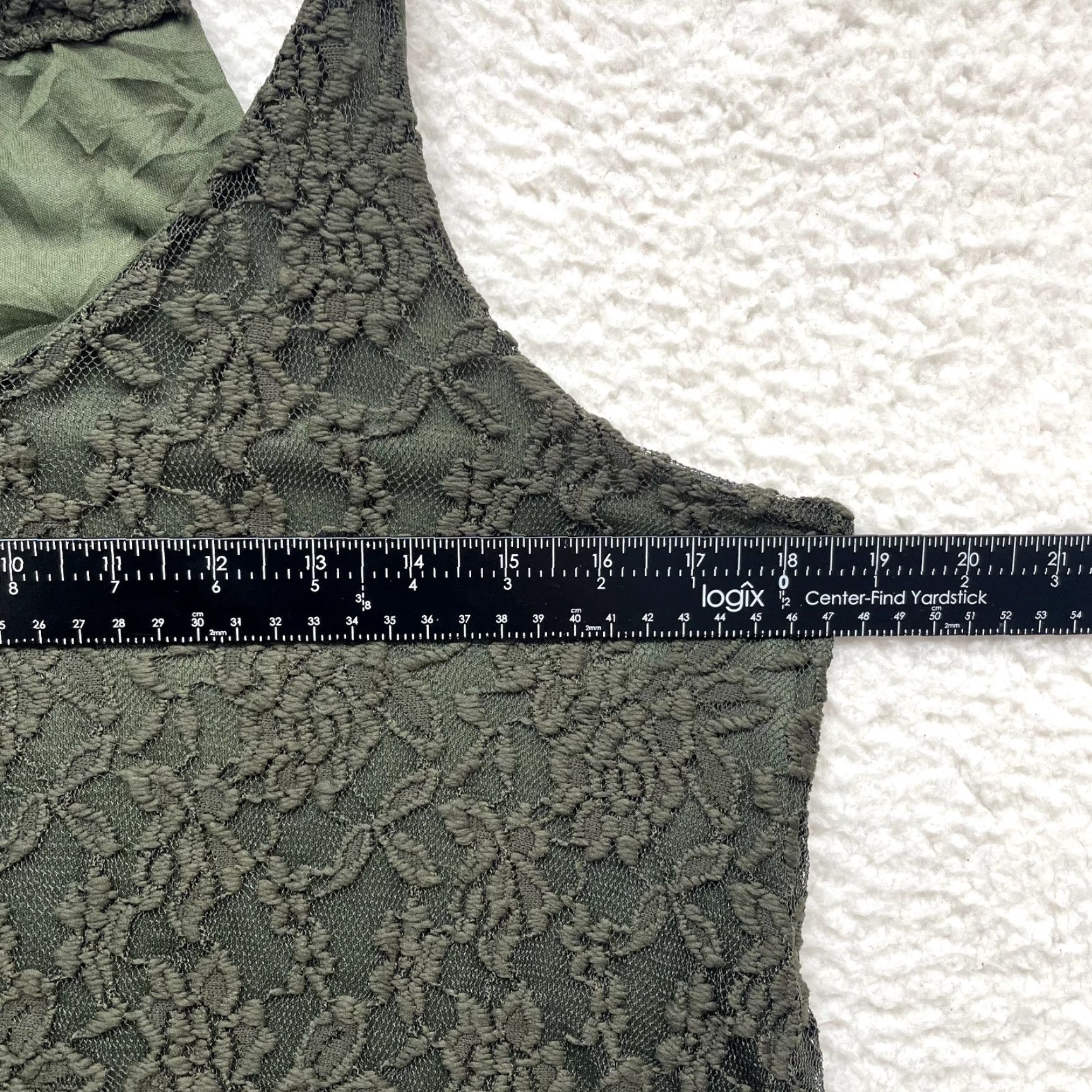 Vintage VINTAGE Y2K Top Fashion of New York Grunge Lace Sleeveless Green L Women Top Regular Adult Womens Size L / US 10 / IT 46 - 4 Thumbnail