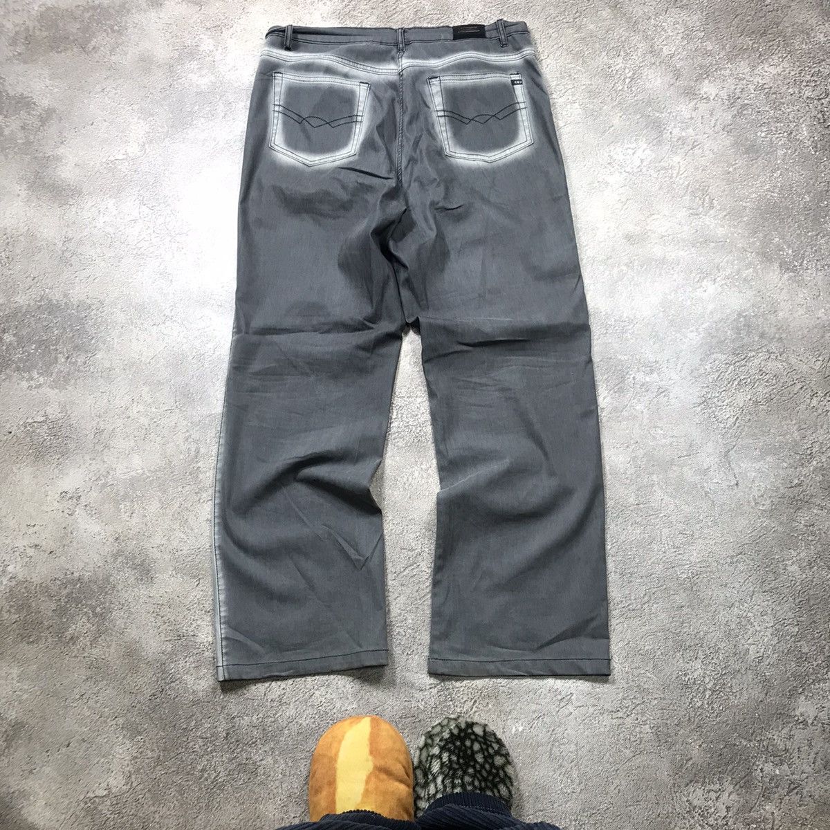 Vintage Vintage Y2K Baggy Wide Leg Cargo Pants Streetwear Logo 38 Size US 38 / EU 54 - 3 Thumbnail