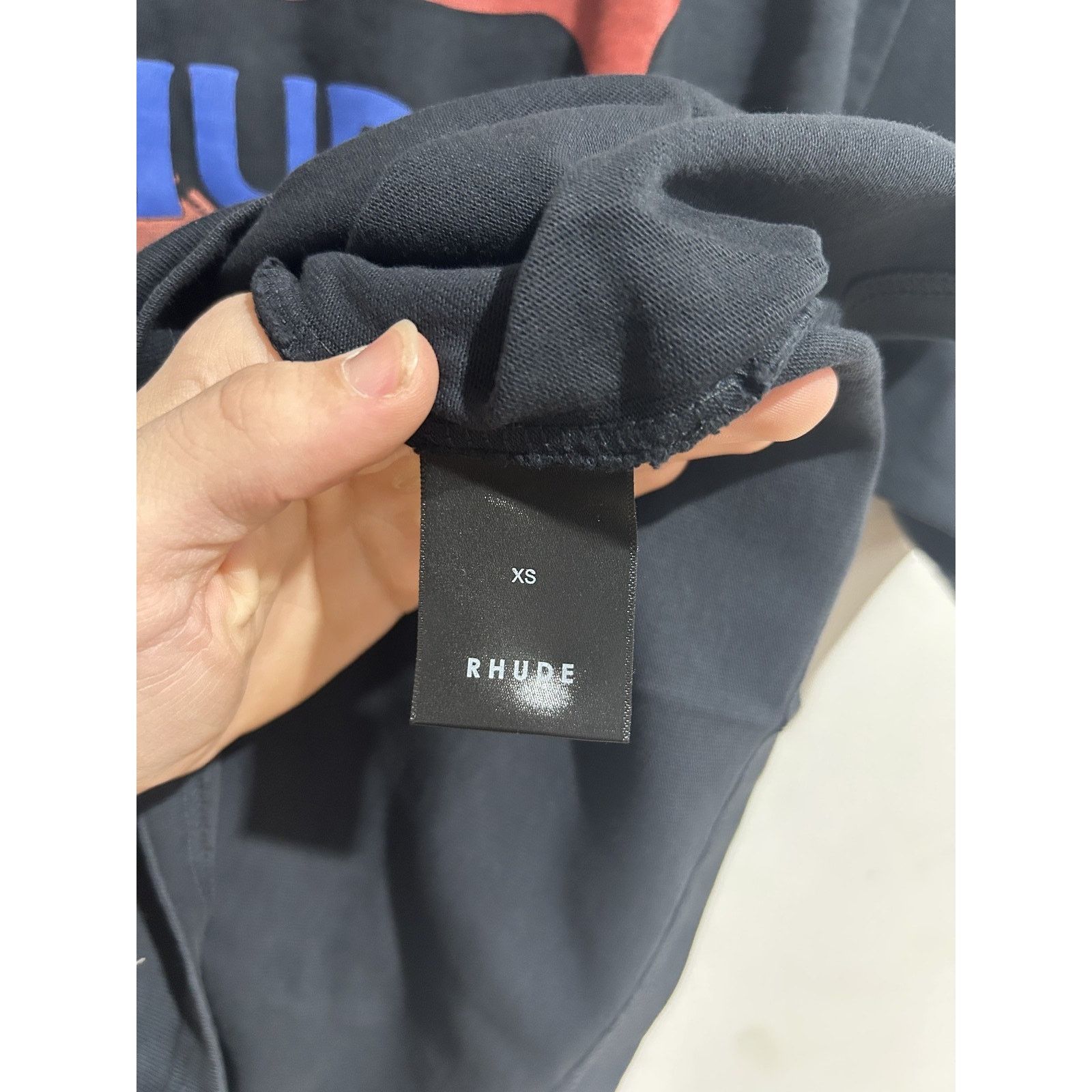 Rhude RHUDE CADRE VINTAGE BLACK TEE SIZE XS NEW Size US XS / EU 42 / 0 - 5 Thumbnail