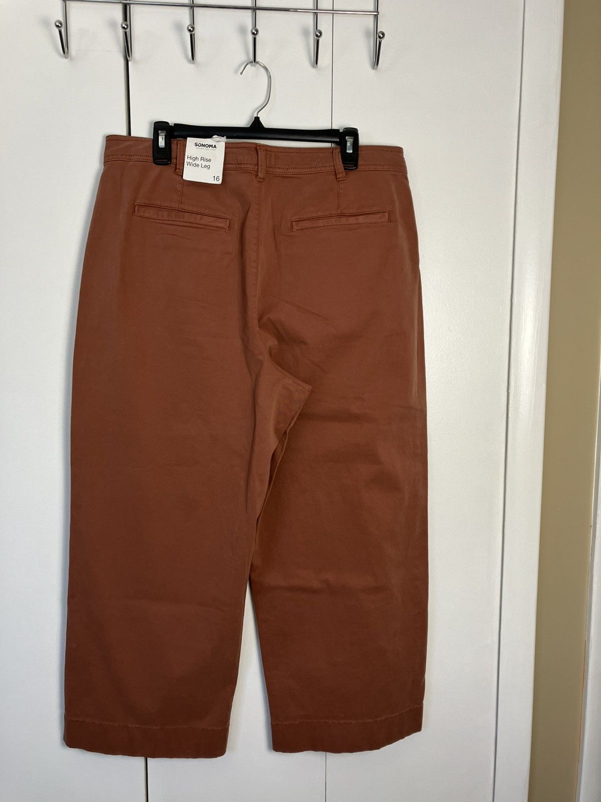 Sonoma Sonoma High Waist Wide Leg Pants NWT Size 38" / US 16 / IT 52 - 2 Thumbnail