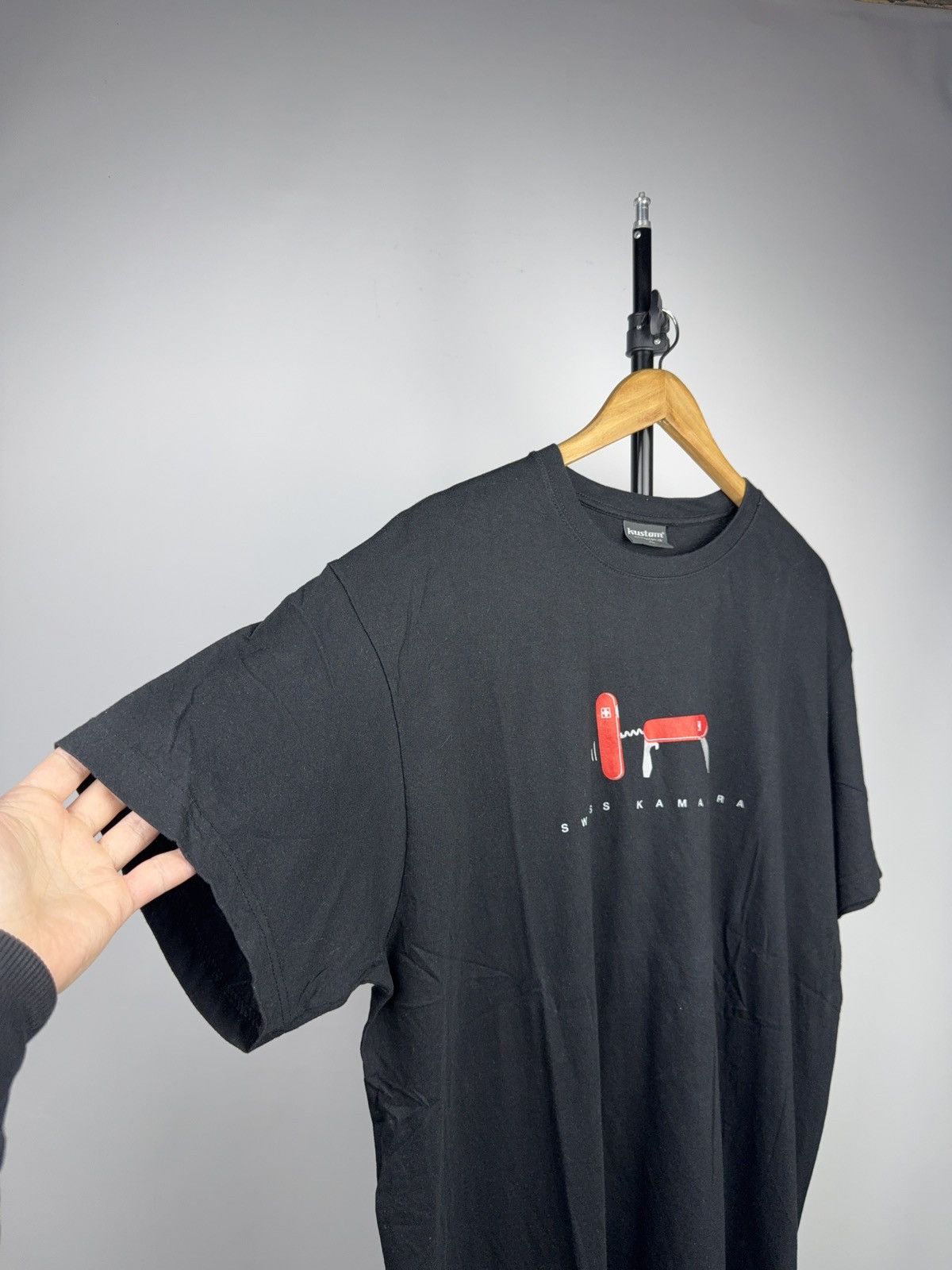 Vintage 00s Swiss Kamasutra Funny Humour Graphic Tee Y2K Rare Print Size US XL / EU 56 / 4 - 4 Thumbnail