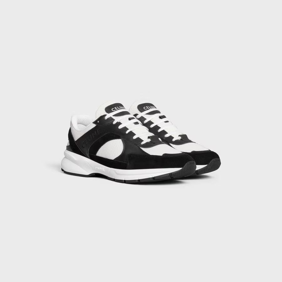 Celine o1loc1c0525 Runner Cr-03 Low Top Sneakers in Black Size US 11 / EU 44 - 2 Thumbnail