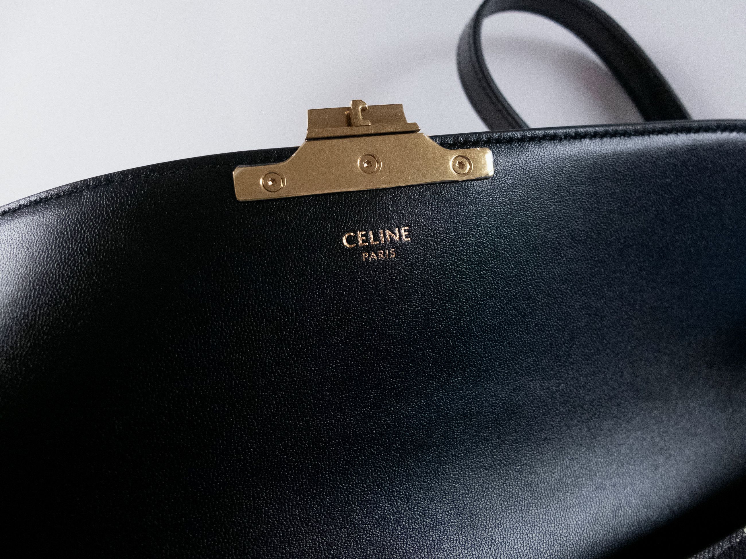 Celine CELINE Lola Triomphe medium black & white coated canvas bag Size ONE SIZE - 19 Thumbnail