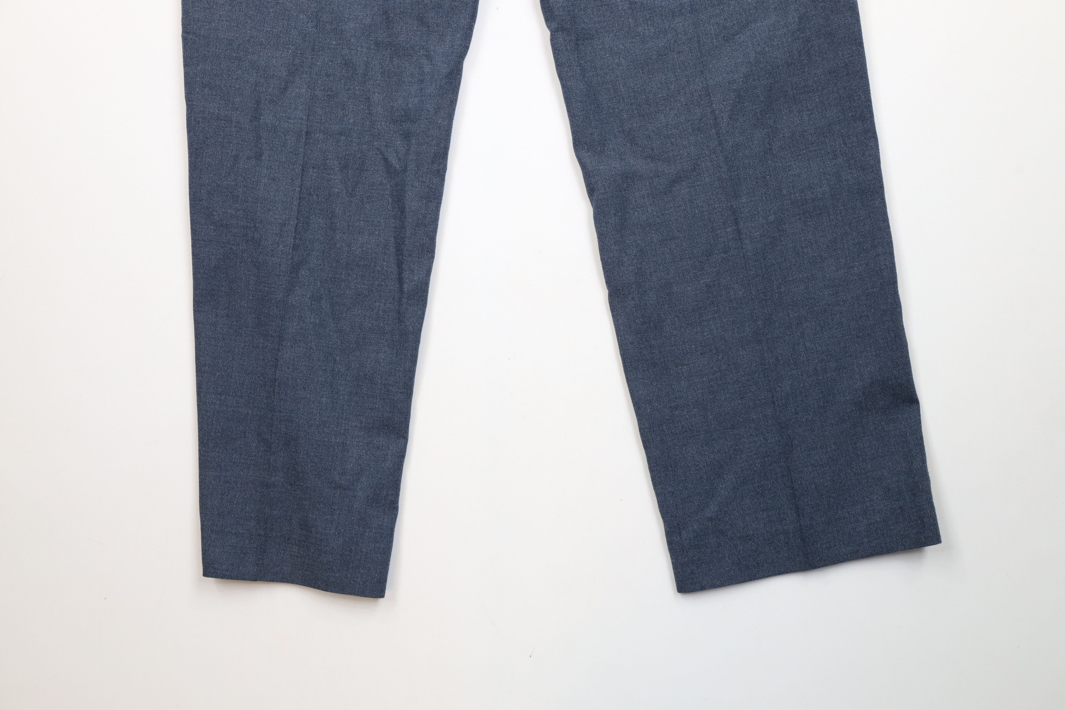 Vintage Vintage 90s Streetwear Flared Wide Leg Chino Pants Blue Size US 36 / EU 52 - 14 Thumbnail
