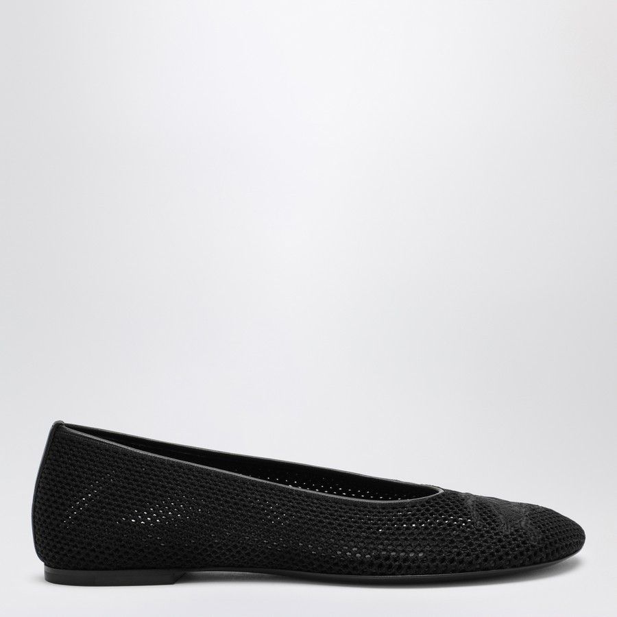 Burberry o1d2blof0824 Logo Ballerina in Black Size US 10 / IT 40 - 2 Thumbnail