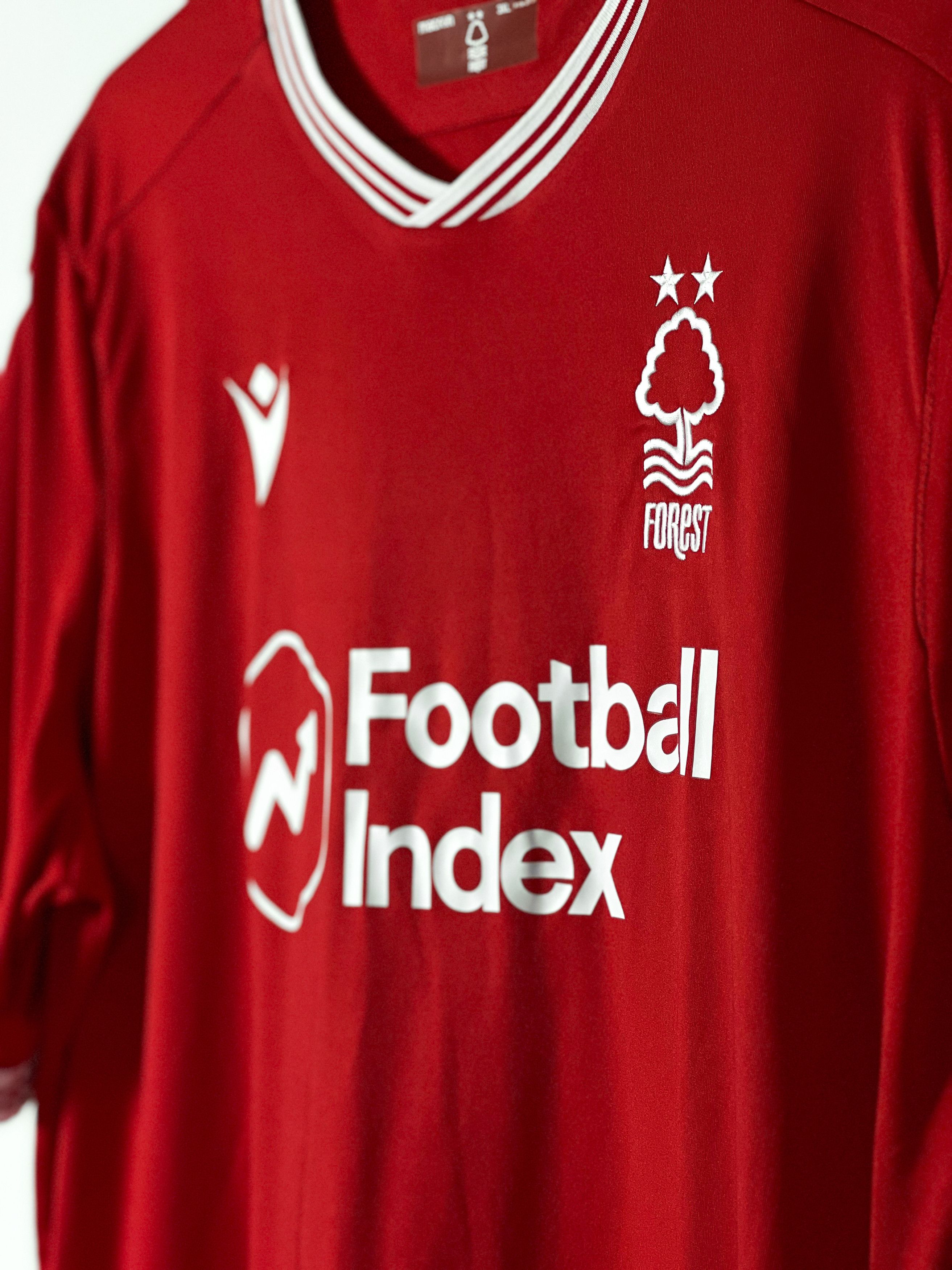 Macron Macron x Nottingham Forest F.C. Custom Name Tee (2020-2021) Size US XXL / EU 58 / 5 - 10 Thumbnail