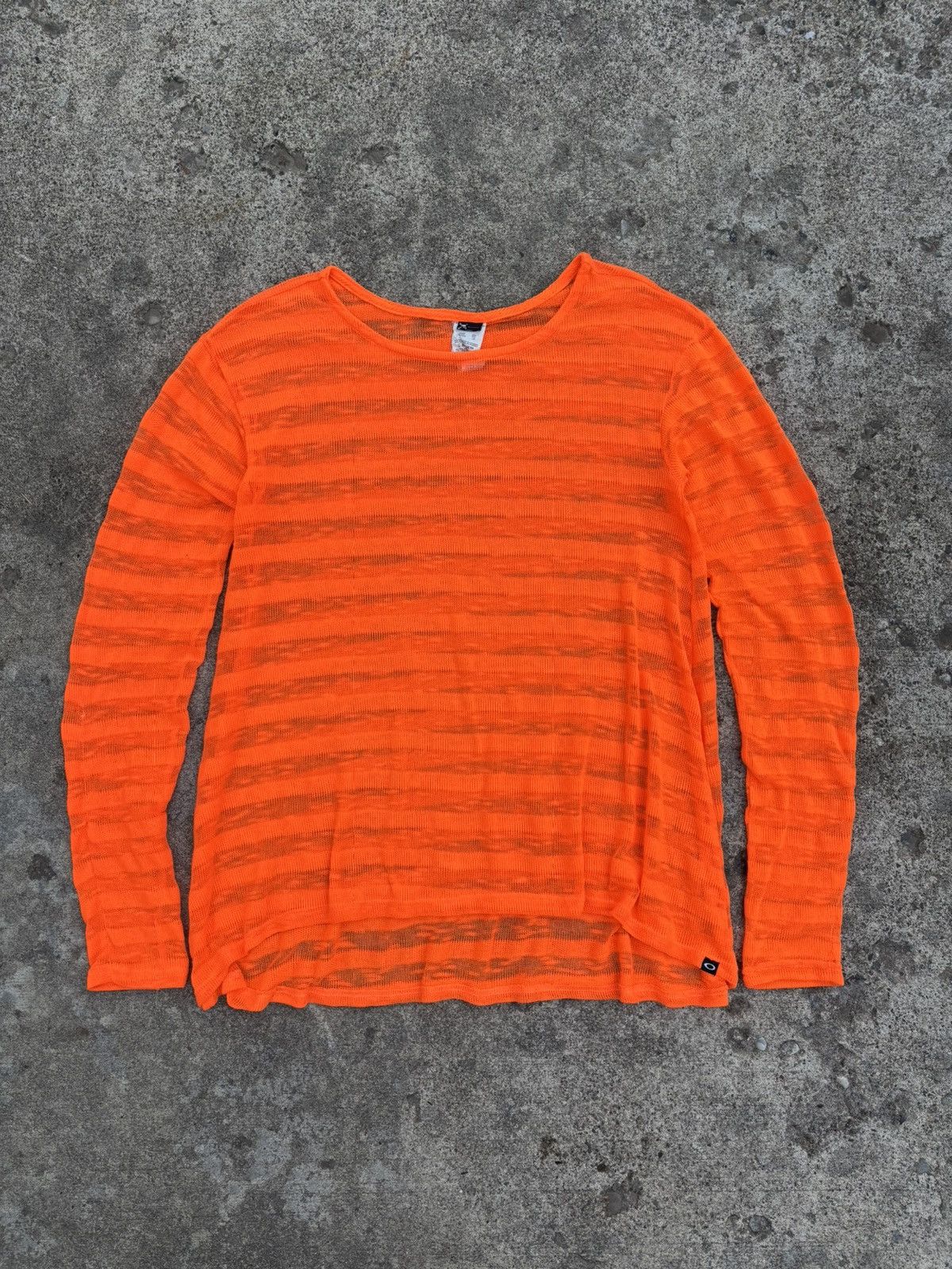 Oakley Oakley 2013 knit/mesh long sleeve striped top Size US M / EU 48-50 / 2 - 1 Thumbnail