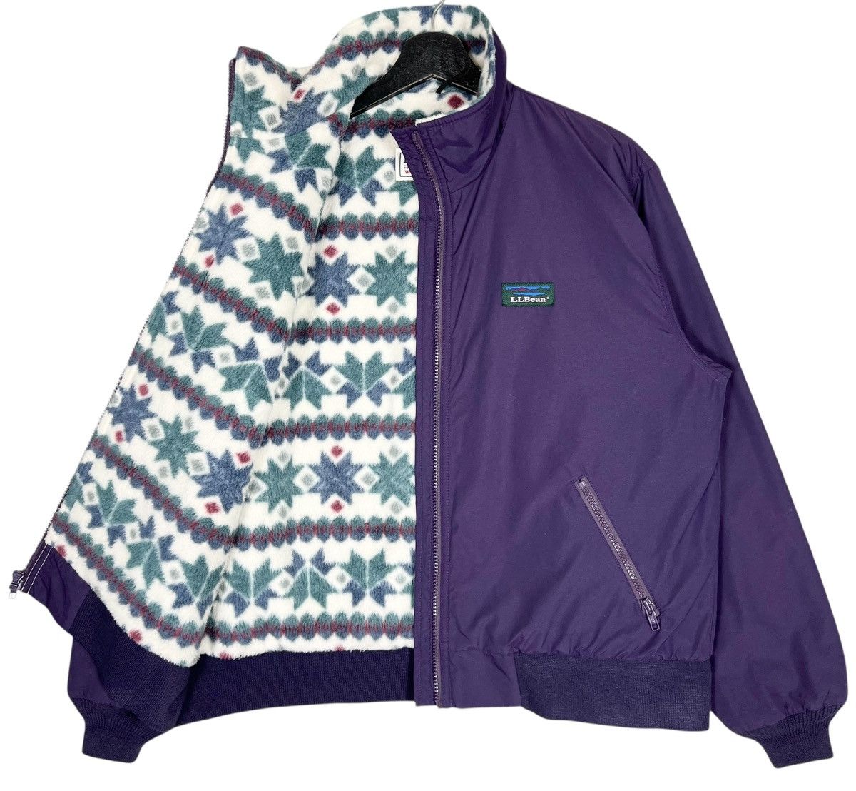L.L. Bean LL Bean Zipper Fleece Warm Up Jacket Size US L / EU 52-54 / 3 - 1 Thumbnail