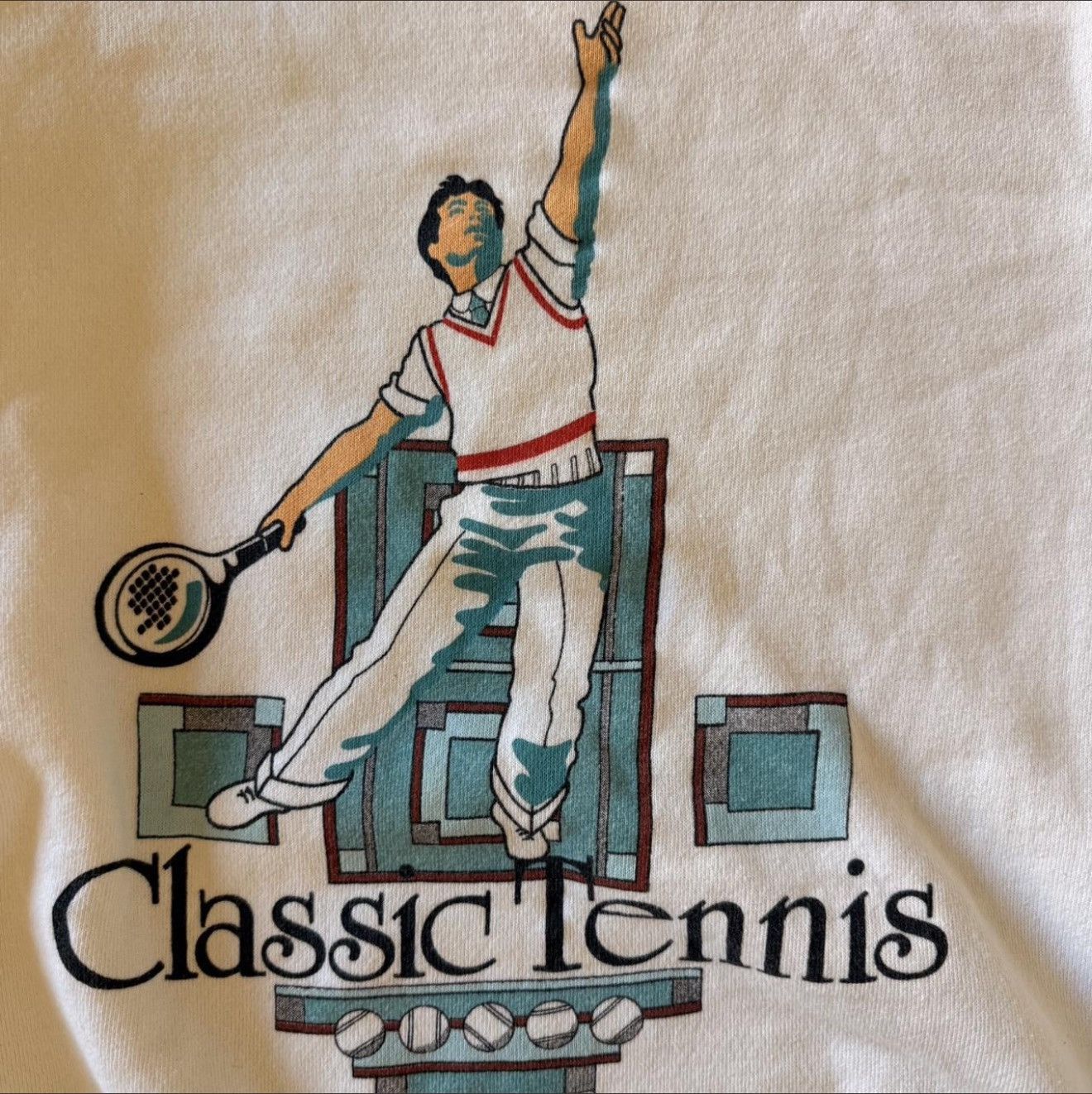 Abercrombie & Fitch Vintage Abercrombie & Fitch Classic Tennis Crewneck Size US XL / EU 56 / 4 - 5 Thumbnail
