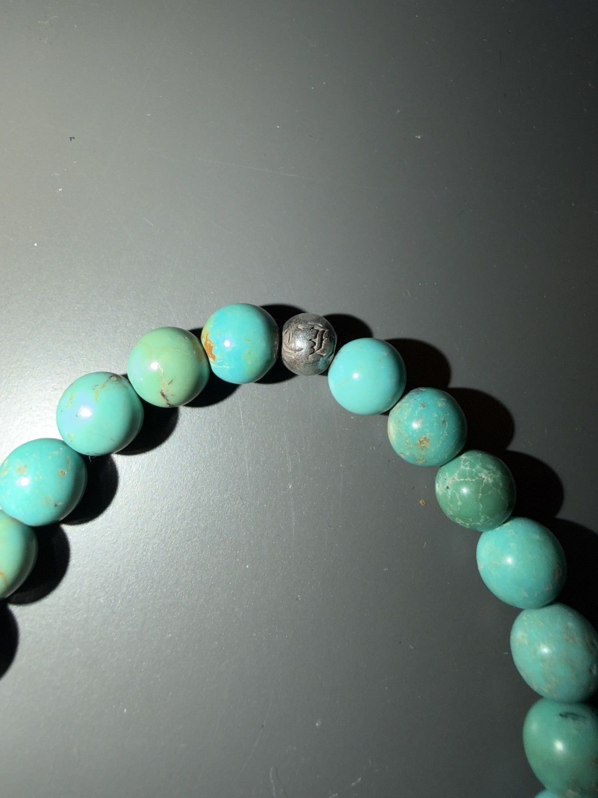 Chrome Hearts Chrome Hearts Turquoise Beads Bracelet Size ONE SIZE - 18 Thumbnail