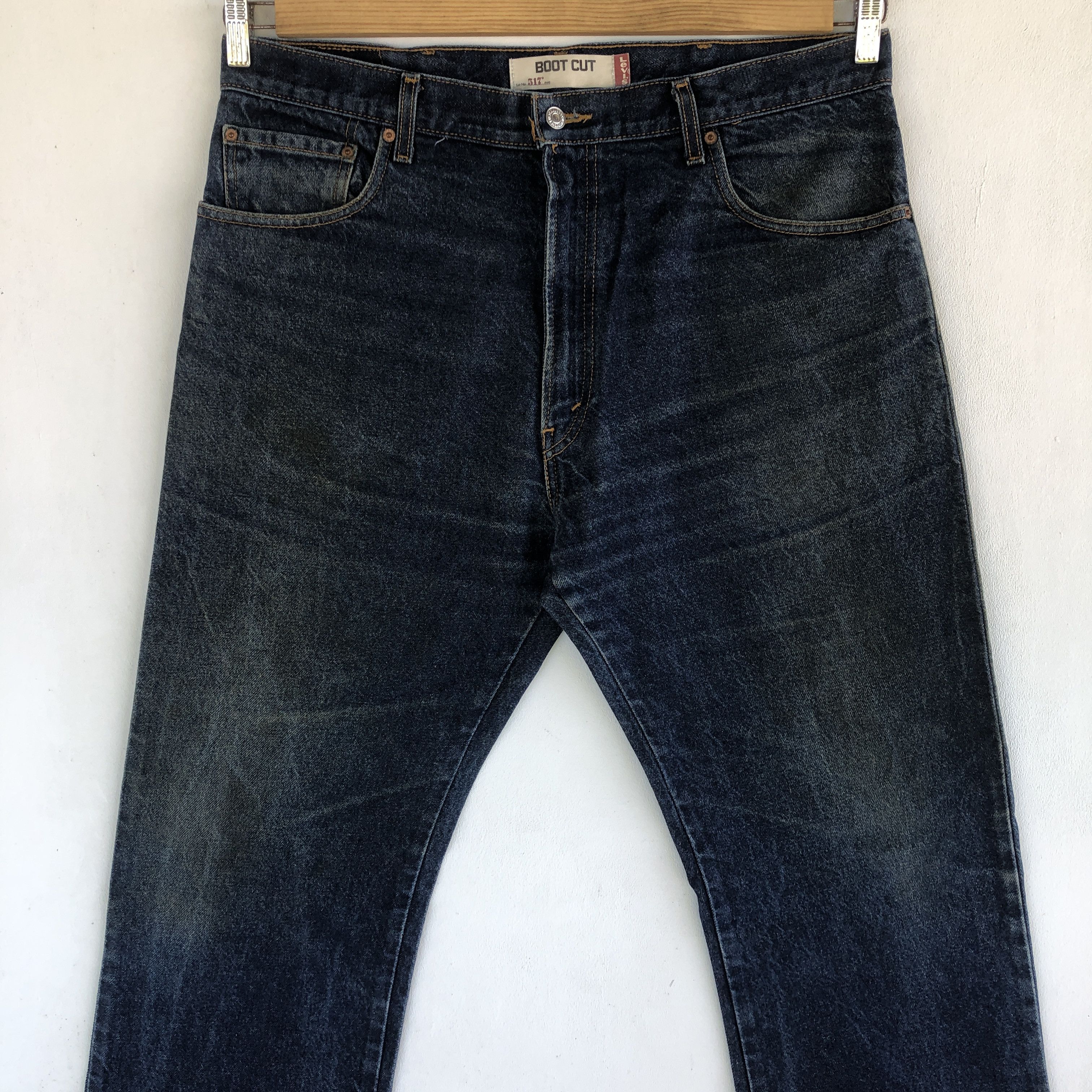 Levi's Vintage Levi's 517 Jeans Boot Cut Flare Denim Wide Leg Pants Size US 38 / EU 54 - 3 Thumbnail