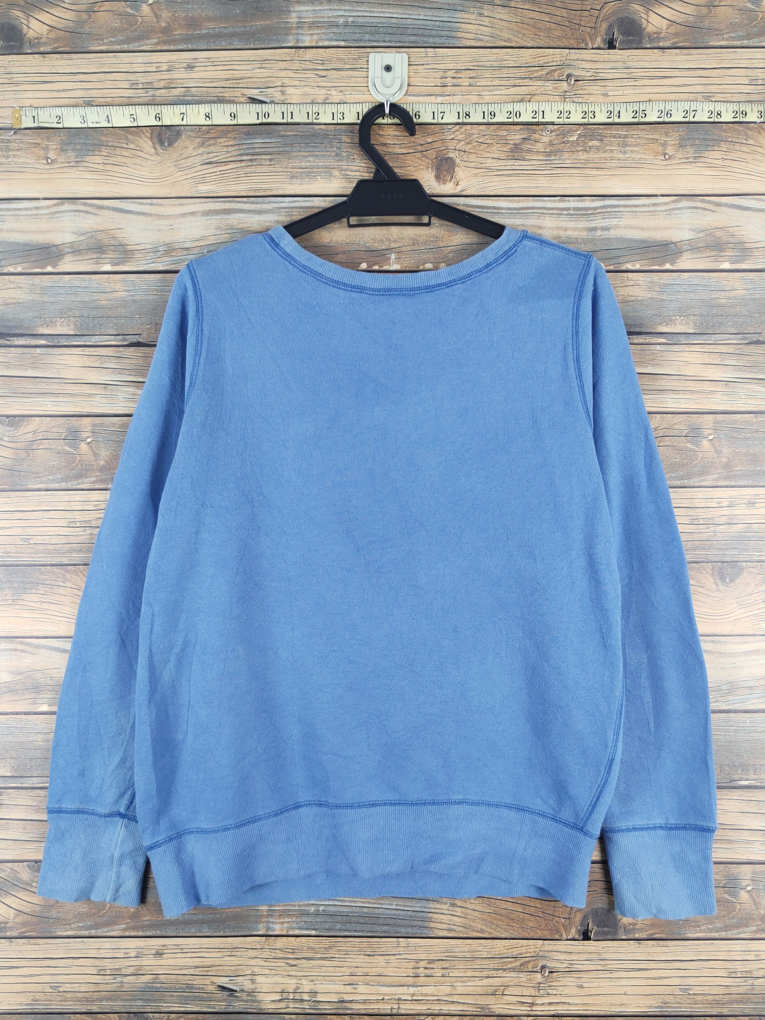 Japanese Brand × Vintage Uniqlo Blue Sweatshirts #W1459 Size M / US 6-8 / IT 42-44 - 8 Thumbnail