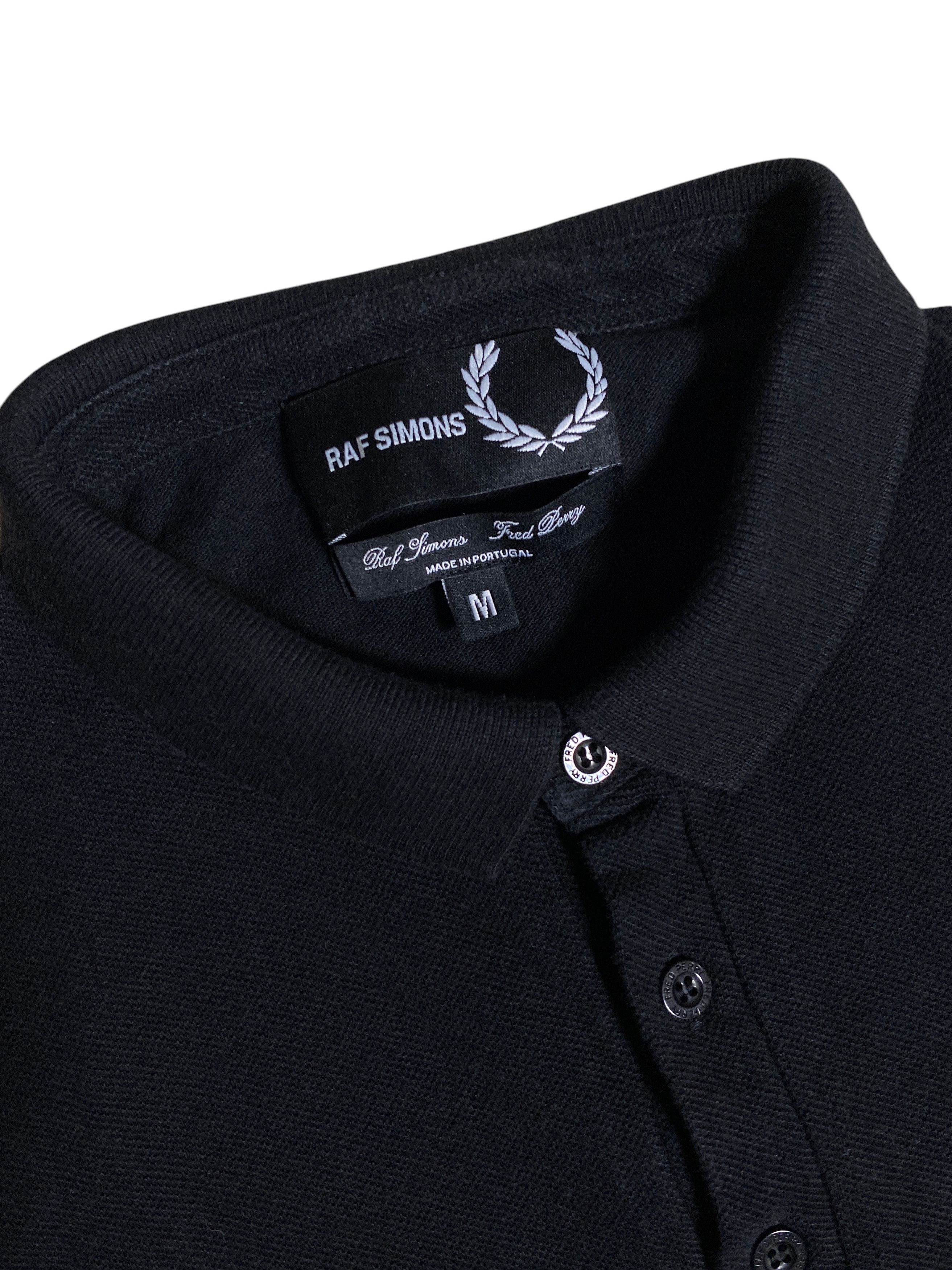 Raf Simons Raf Simons x Fred Perry Black Polo Shirt Embroidered Logo Size US M / EU 48-50 / 2 - 8 Thumbnail