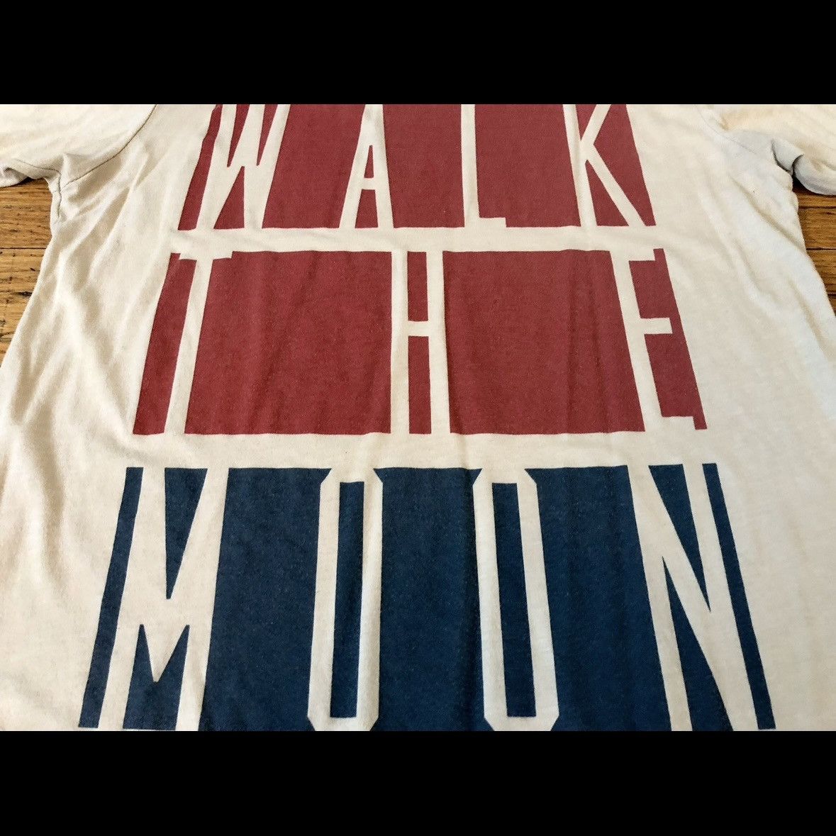 Band Tees Walk the Moon Color Block Shirt, XL Size US XL / EU 56 / 4 - 3 Thumbnail