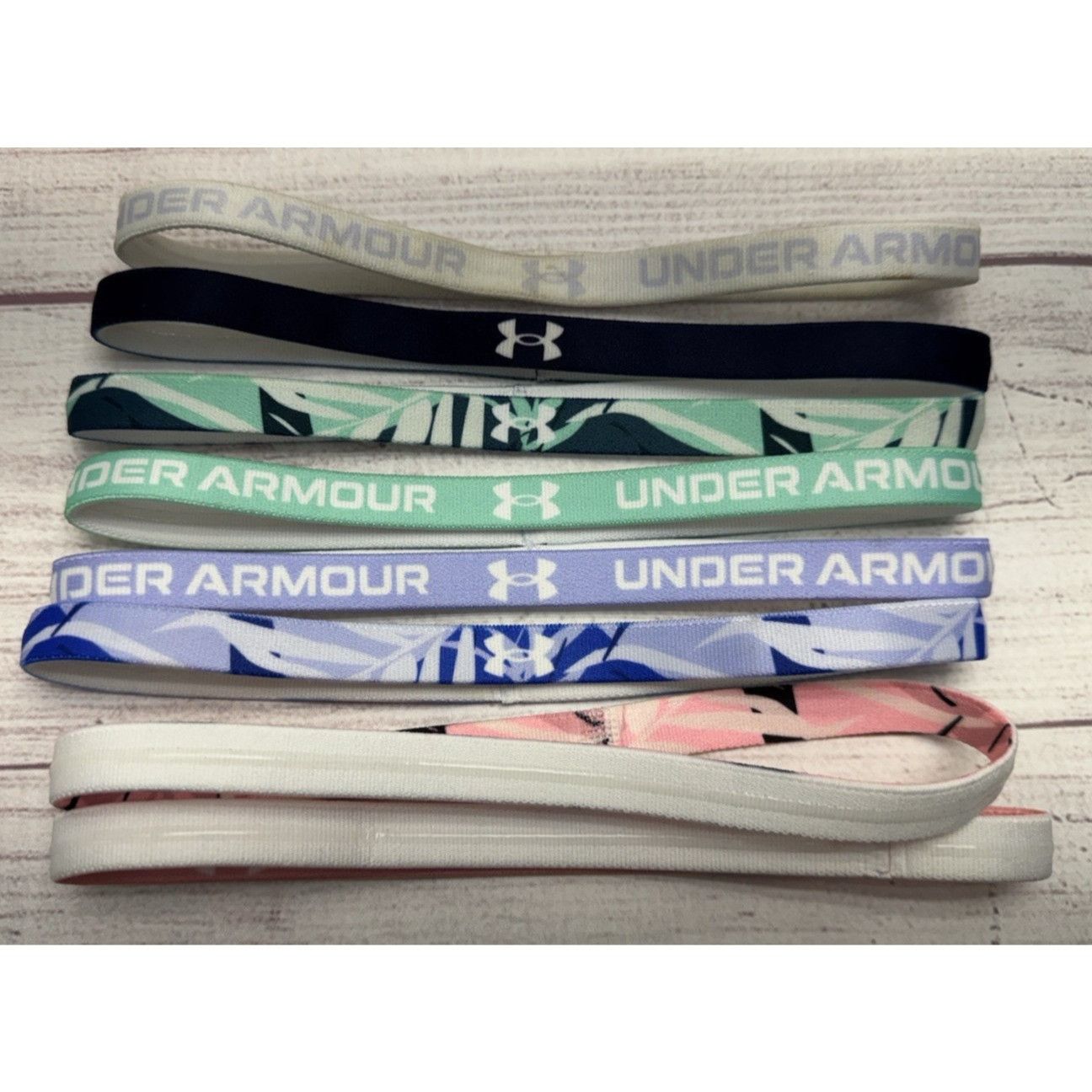 Under Armour UNDER ARMOUR Headband 8-Pack - Adult Logo Bands - EUC Size ONE SIZE - 2 Thumbnail