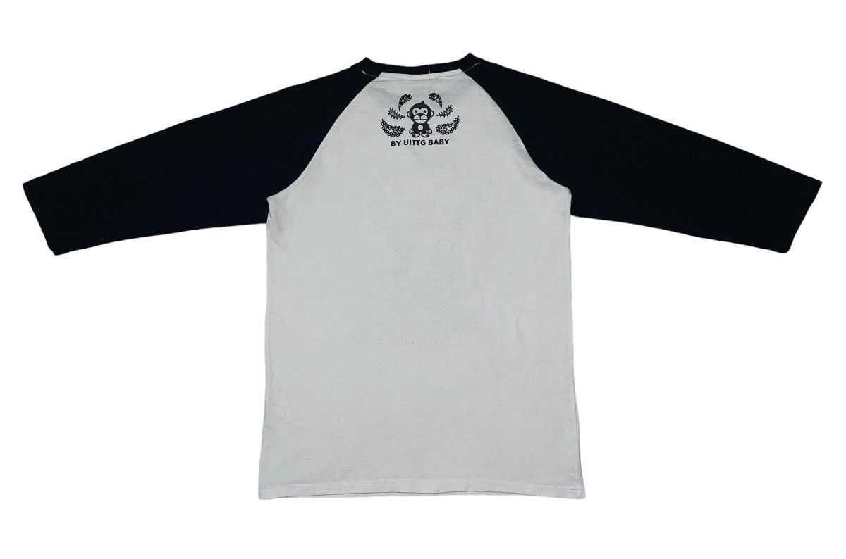 Japanese Brand UITTG Baby Ape Raglan 3q Tshirt Size US M / EU 48-50 / 2 - 3 Thumbnail