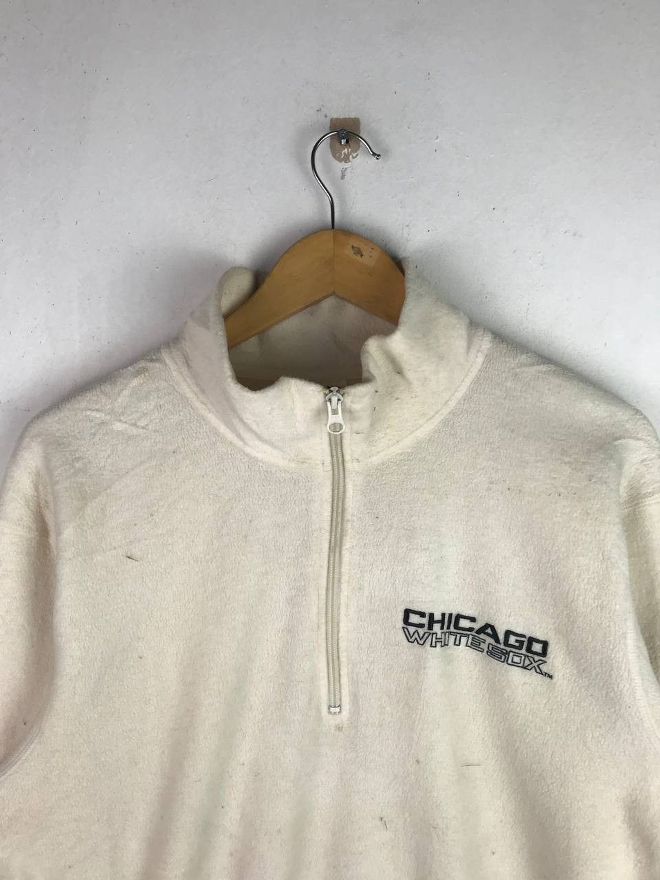 MLB × Uniqlo Vintage Mlb Uniqlo Half Zipper Fleece Jacket Size US L / EU 52-54 / 3 - 3 Thumbnail