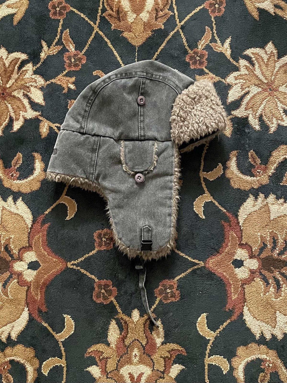Windriver Vintage Y2K Alt WindRiver Faux Fur Ushanka Trapper Flap Hat Size ONE SIZE - 1 Thumbnail
